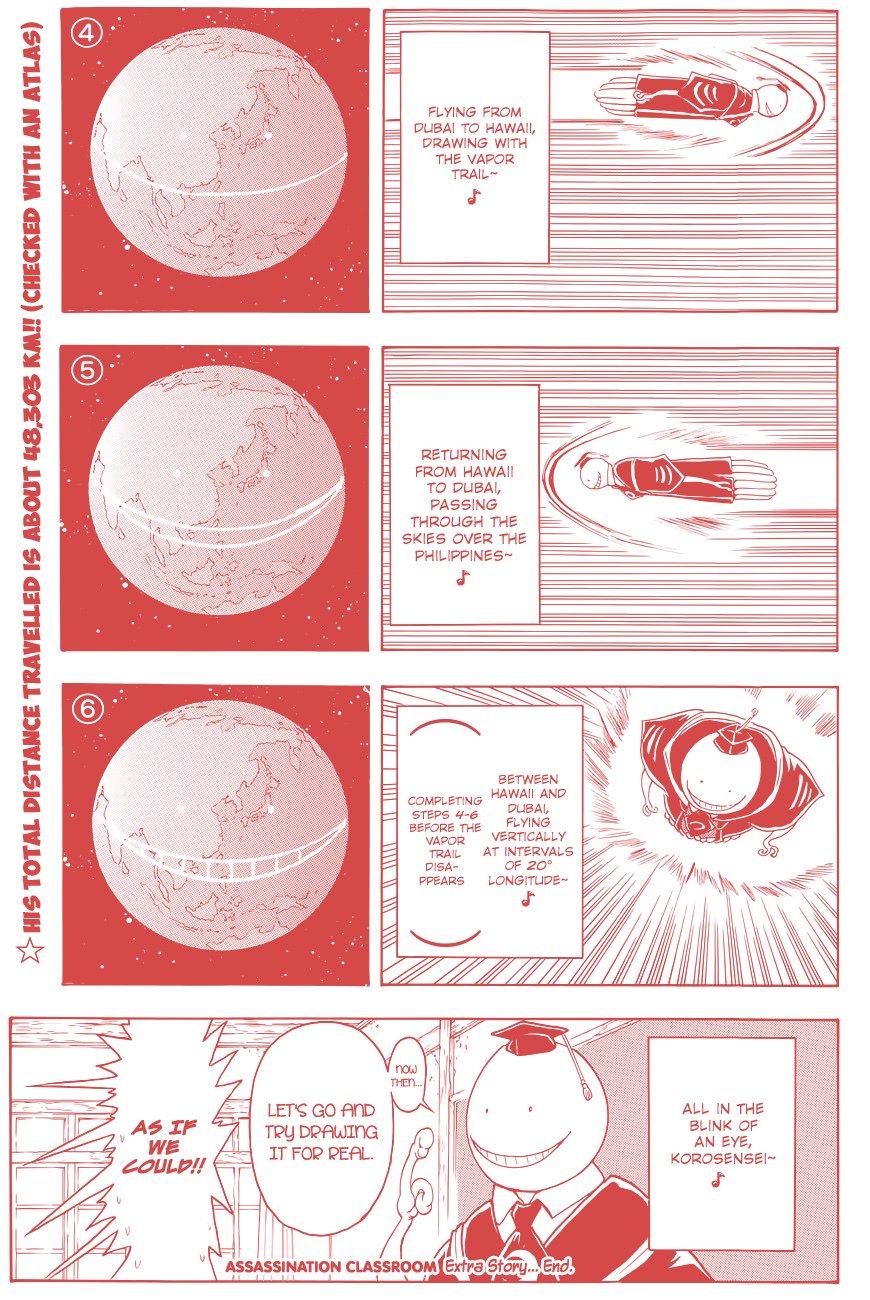 Ansatsu Kyoushitsu Chapter 7.5 page 3 - Chapter 7.5 : [Extra Story] Break Time: Korosensei's Drawing Song