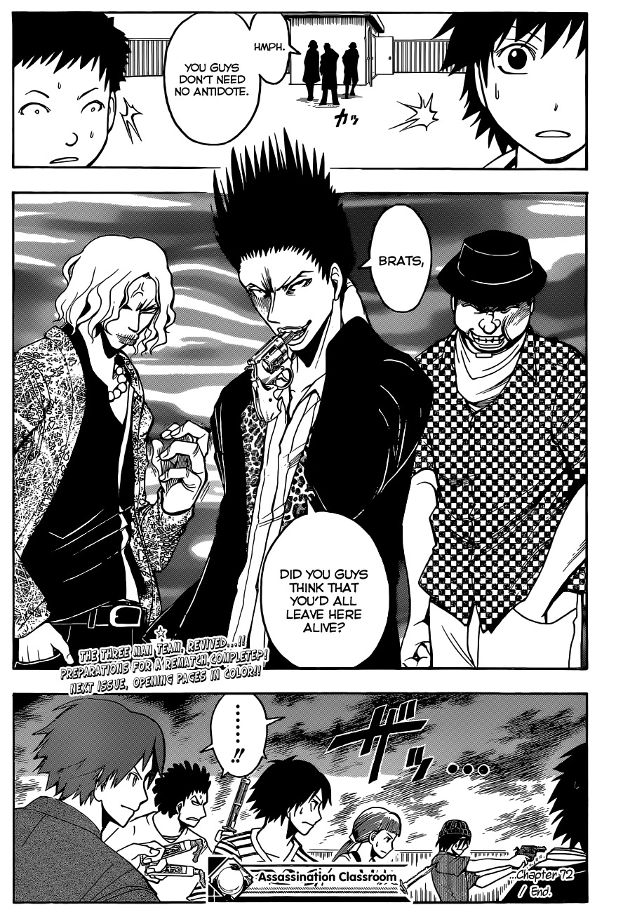 Ansatsu Kyoushitsu Chapter 72 page 19 - Chapter 72 : Sound Time