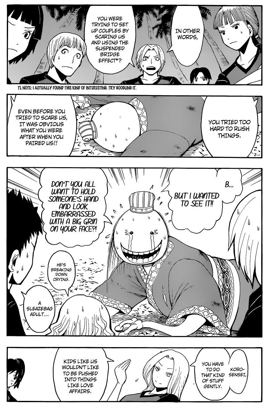 Ansatsu Kyoushitsu Chapter 74 page 18 - Chapter 74 : Scary Time