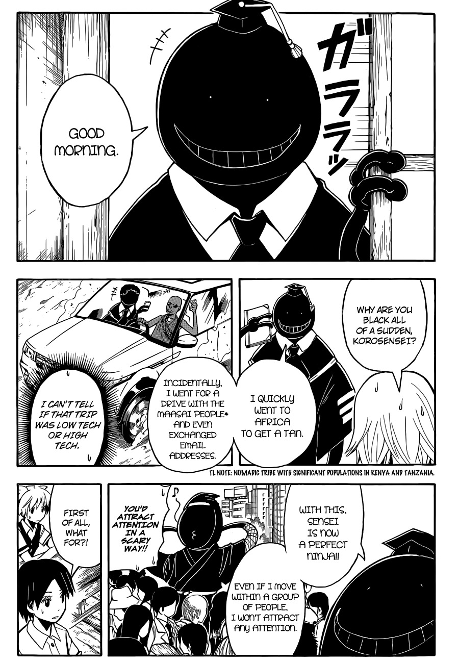 Ansatsu Kyoushitsu Chapter 78 page 4 - Chapter 78 : Takebayashi Time
