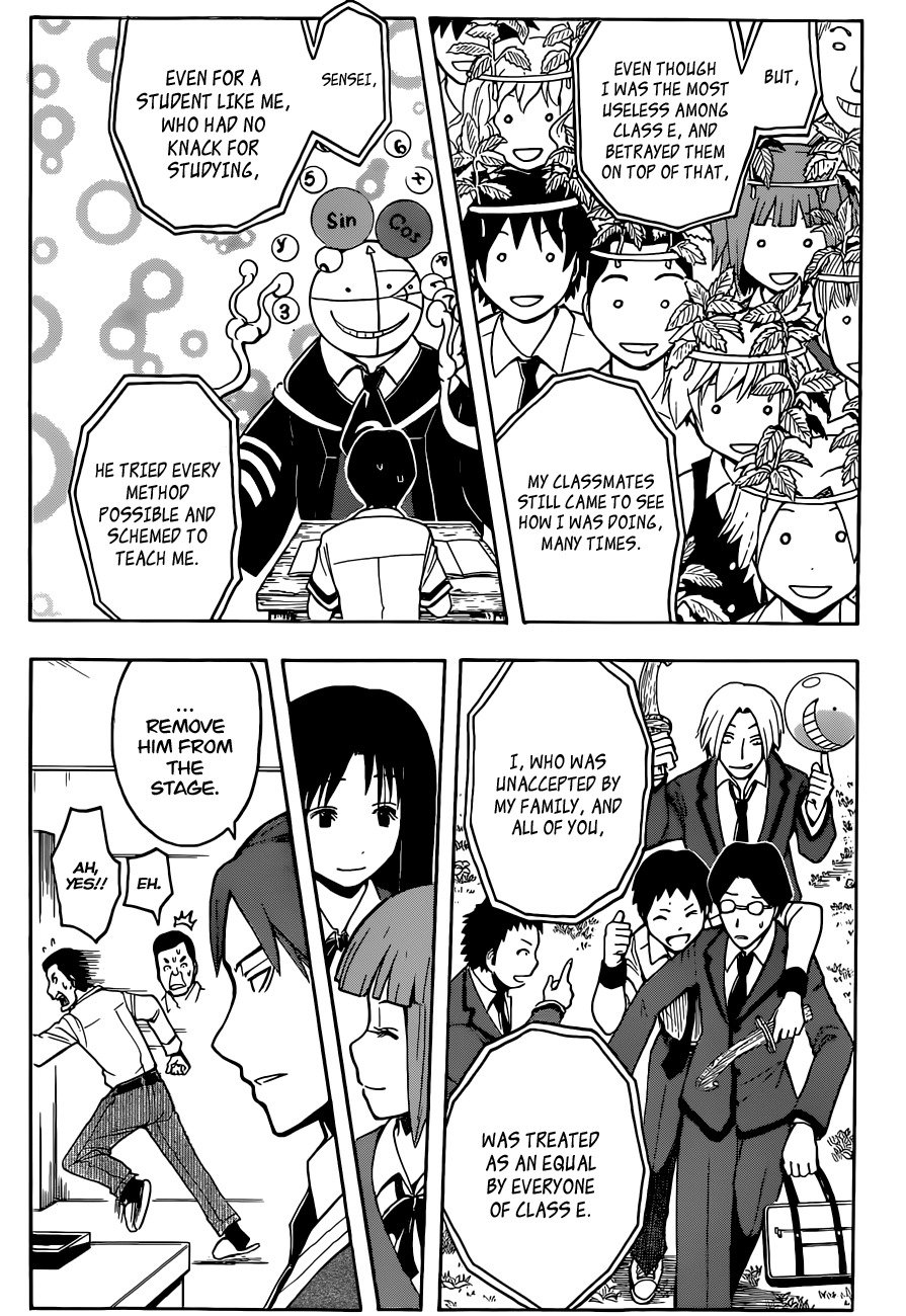 Ansatsu Kyoushitsu Chapter 79 page 13 - Chapter 79 : Ruler Time· 2nd Hour