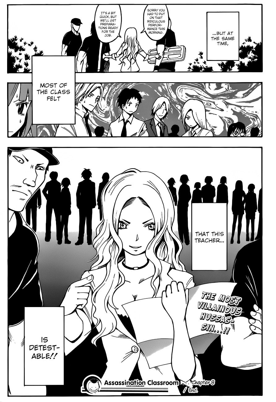 Ansatsu Kyoushitsu Chapter 8 page 20 - Chapter 8 : Breast time.