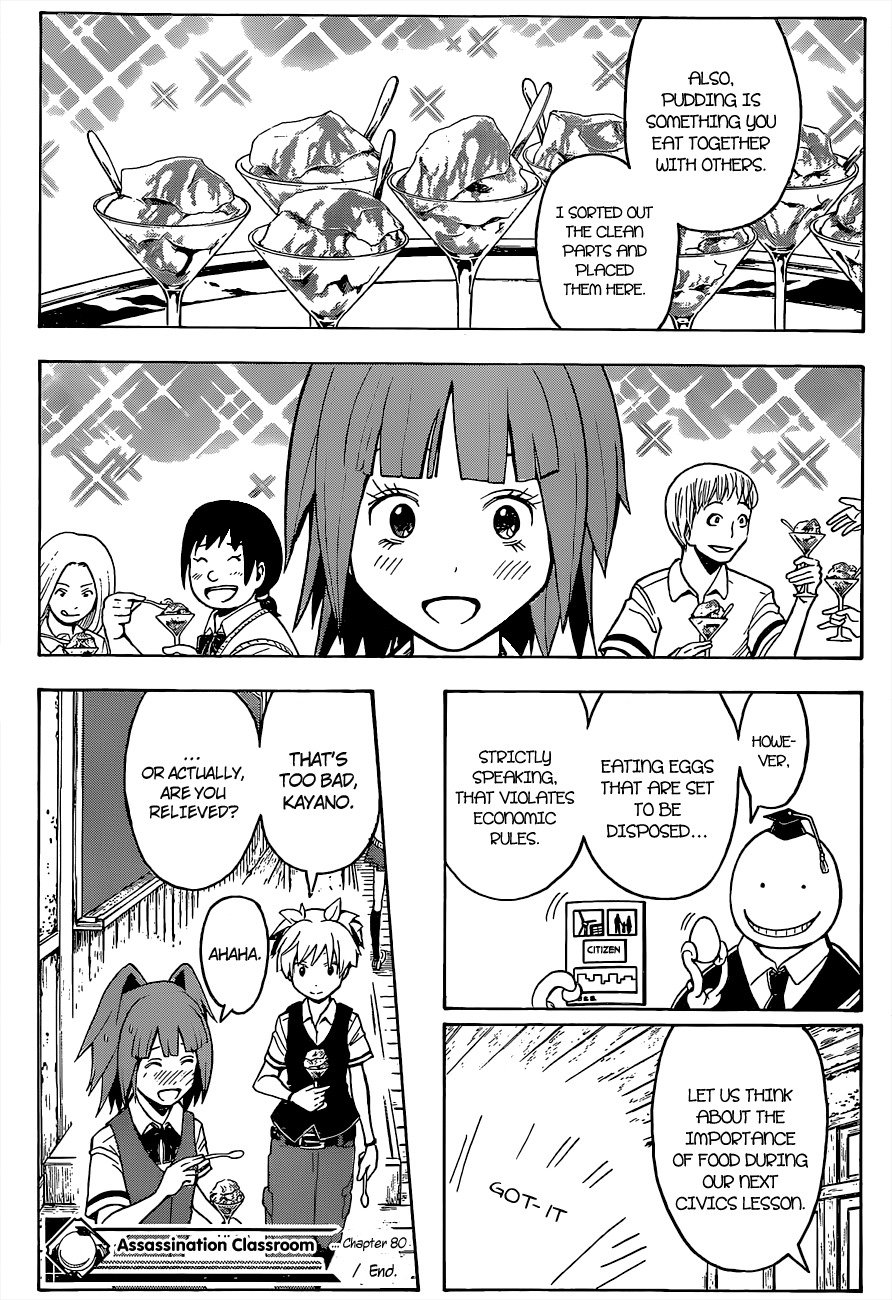 Ansatsu Kyoushitsu Chapter 80 page 19 - Chapter 80 : Kayano Time