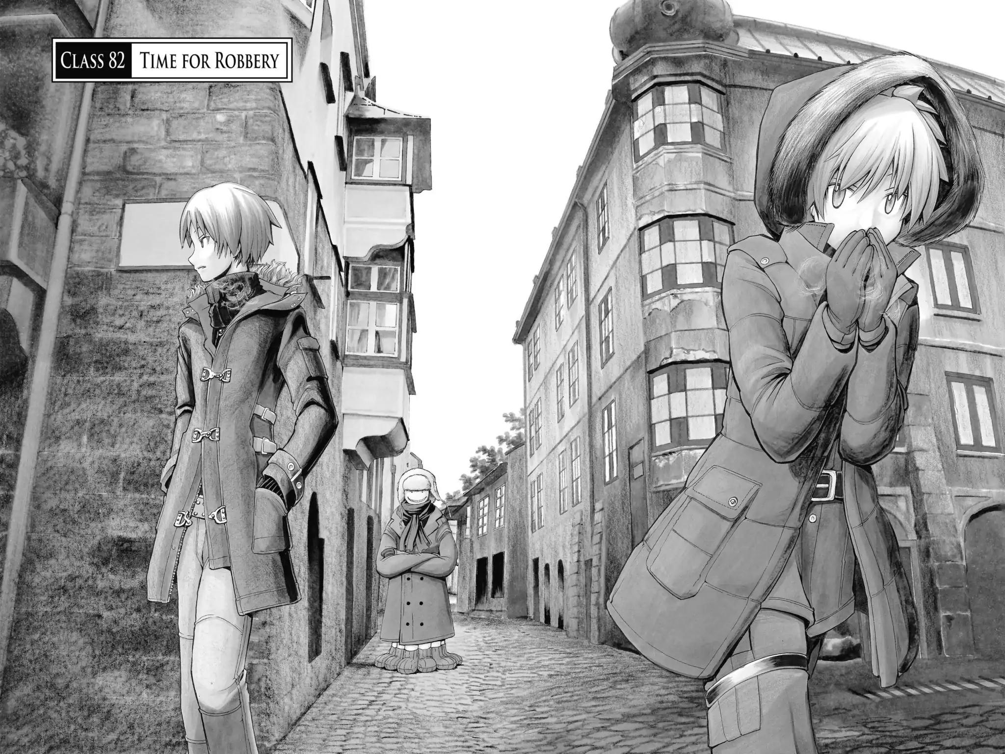 Ansatsu Kyoushitsu Chapter 82 page 1 - Chapter 82: Vol.10 CLASS 82: Time for Robbery