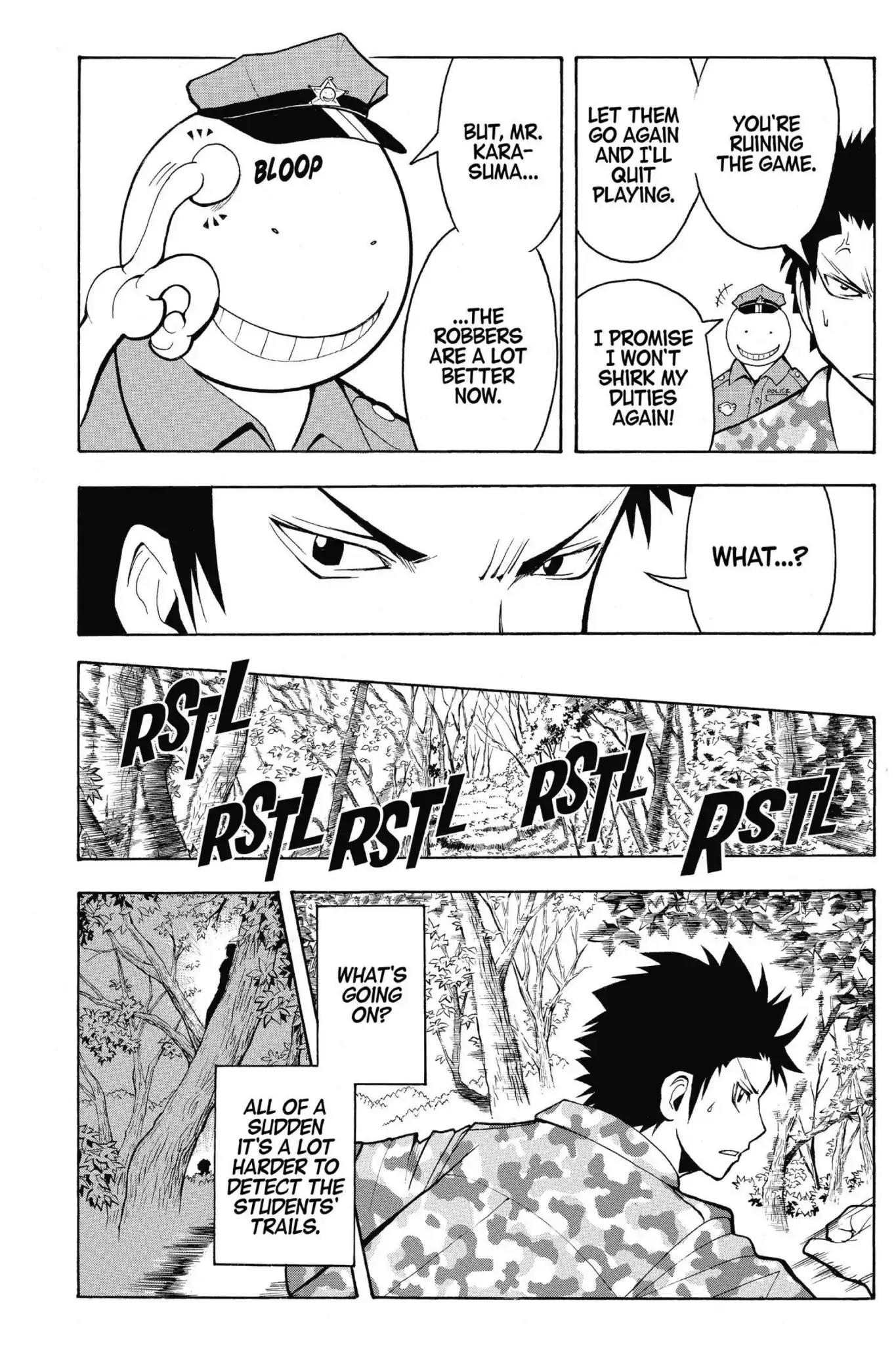 Ansatsu Kyoushitsu Chapter 82 page 10 - Chapter 82: Vol.10 CLASS 82: Time for Robbery