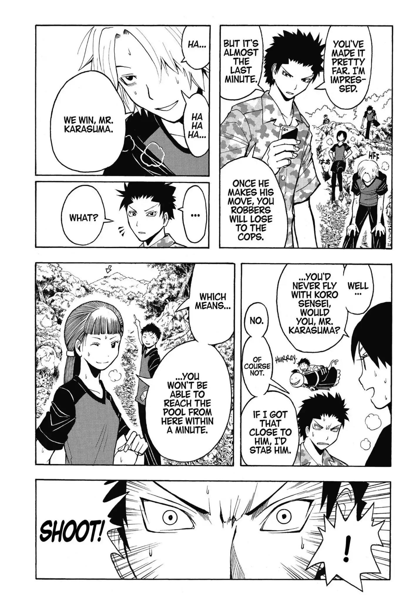 Ansatsu Kyoushitsu Chapter 82 page 16 - Chapter 82: Vol.10 CLASS 82: Time for Robbery