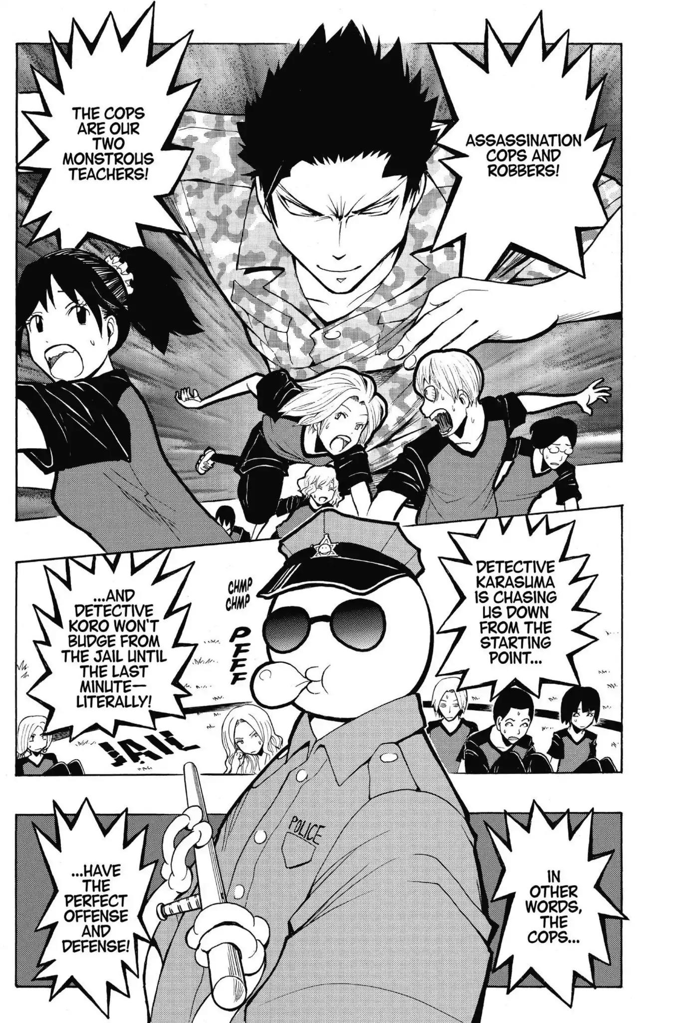 Ansatsu Kyoushitsu Chapter 82 page 3 - Chapter 82: Vol.10 CLASS 82: Time for Robbery