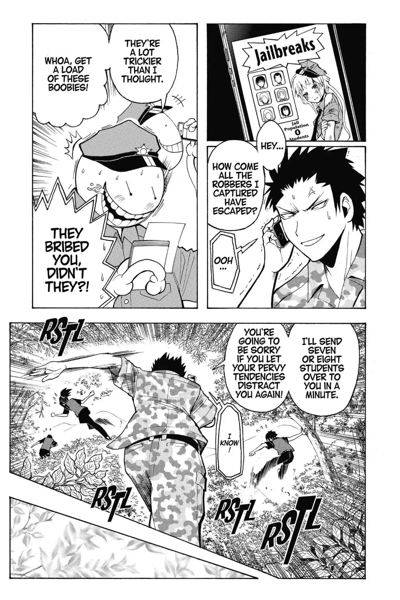 Ansatsu Kyoushitsu Chapter 82 page 7 - Chapter 82: Vol.10 CLASS 82: Time for Robbery