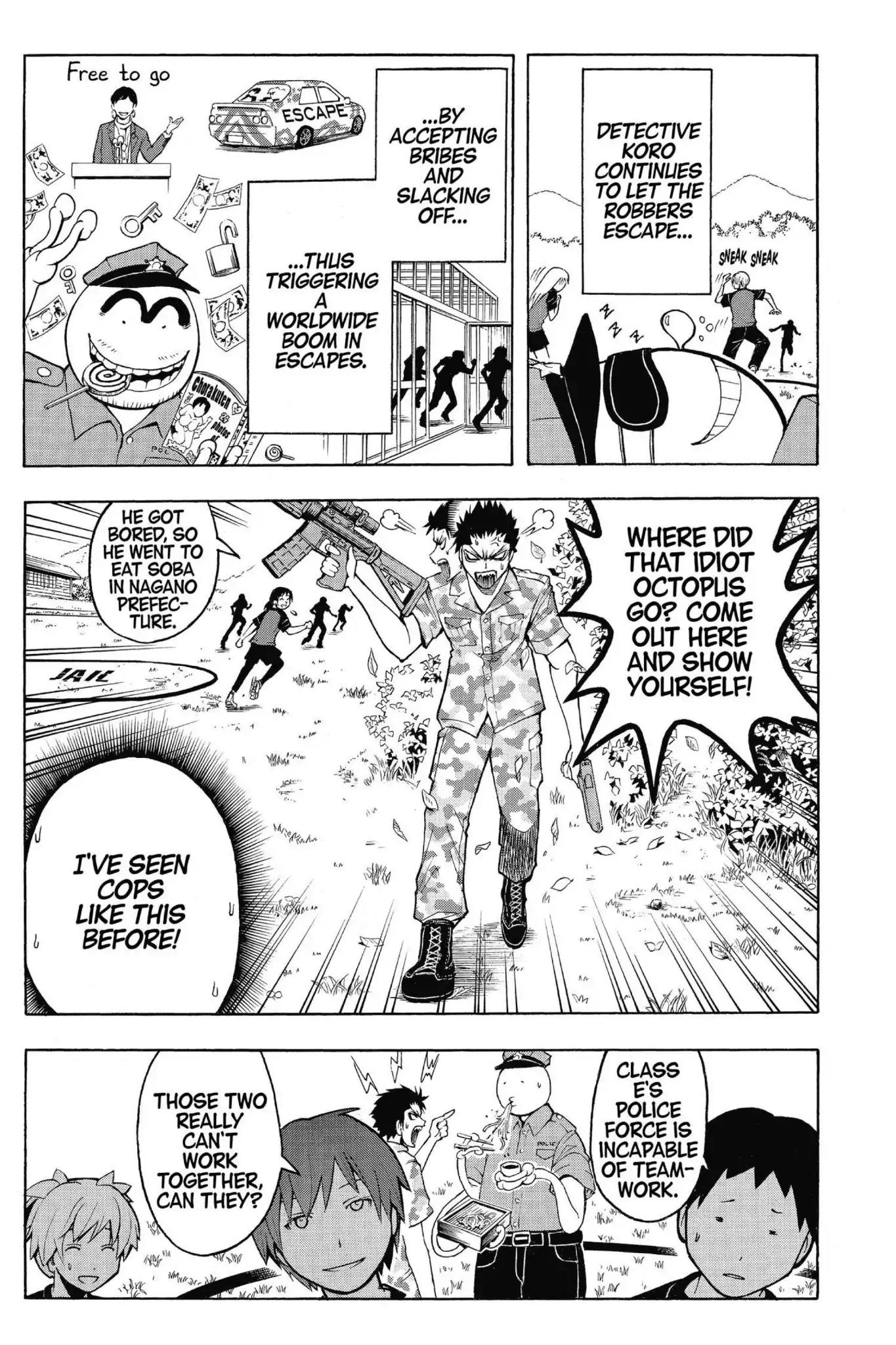Ansatsu Kyoushitsu Chapter 82 page 9 - Chapter 82: Vol.10 CLASS 82: Time for Robbery