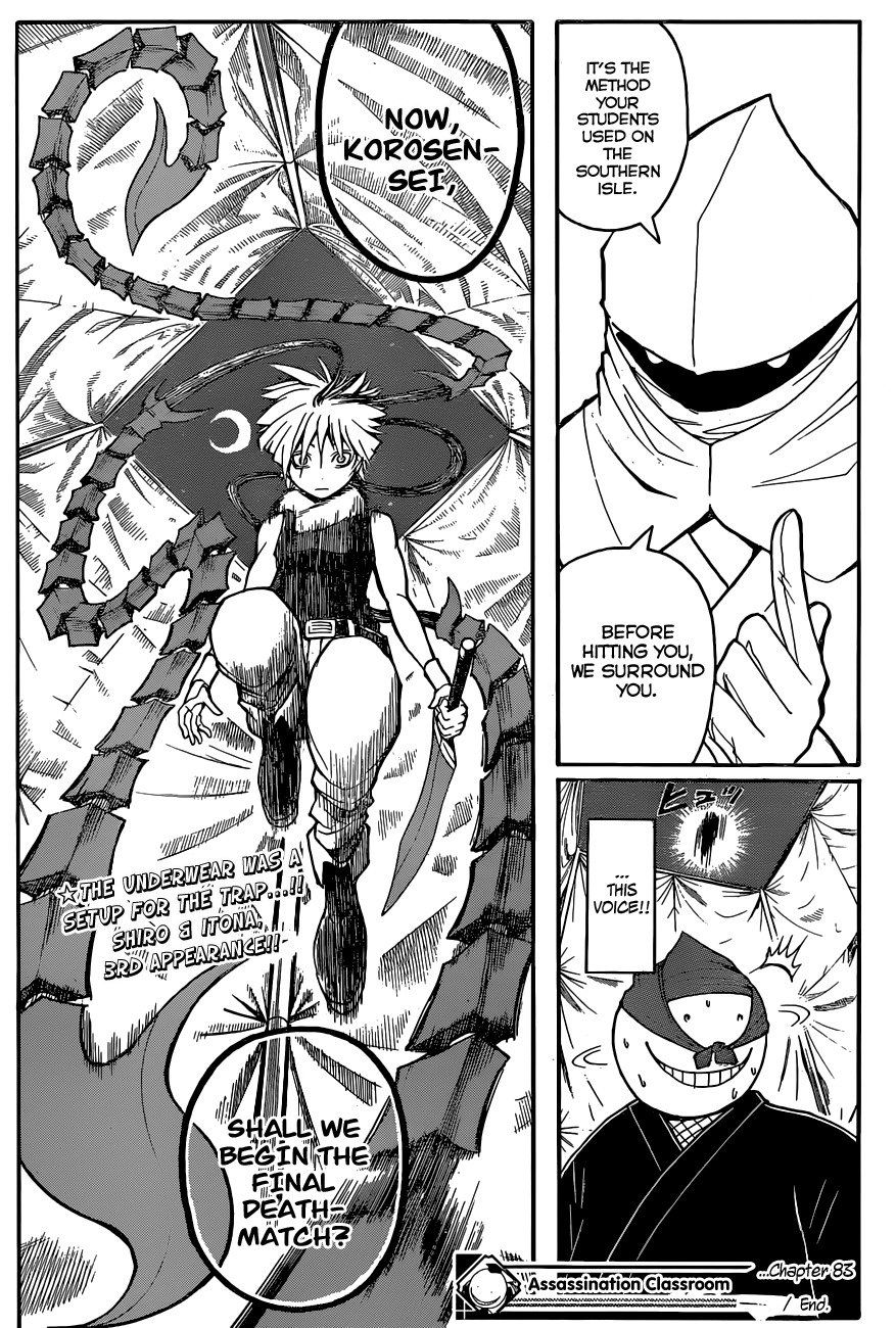 Ansatsu Kyoushitsu Chapter 83 page 20 - Chapter 83 : Robber Time-2nd Hour
