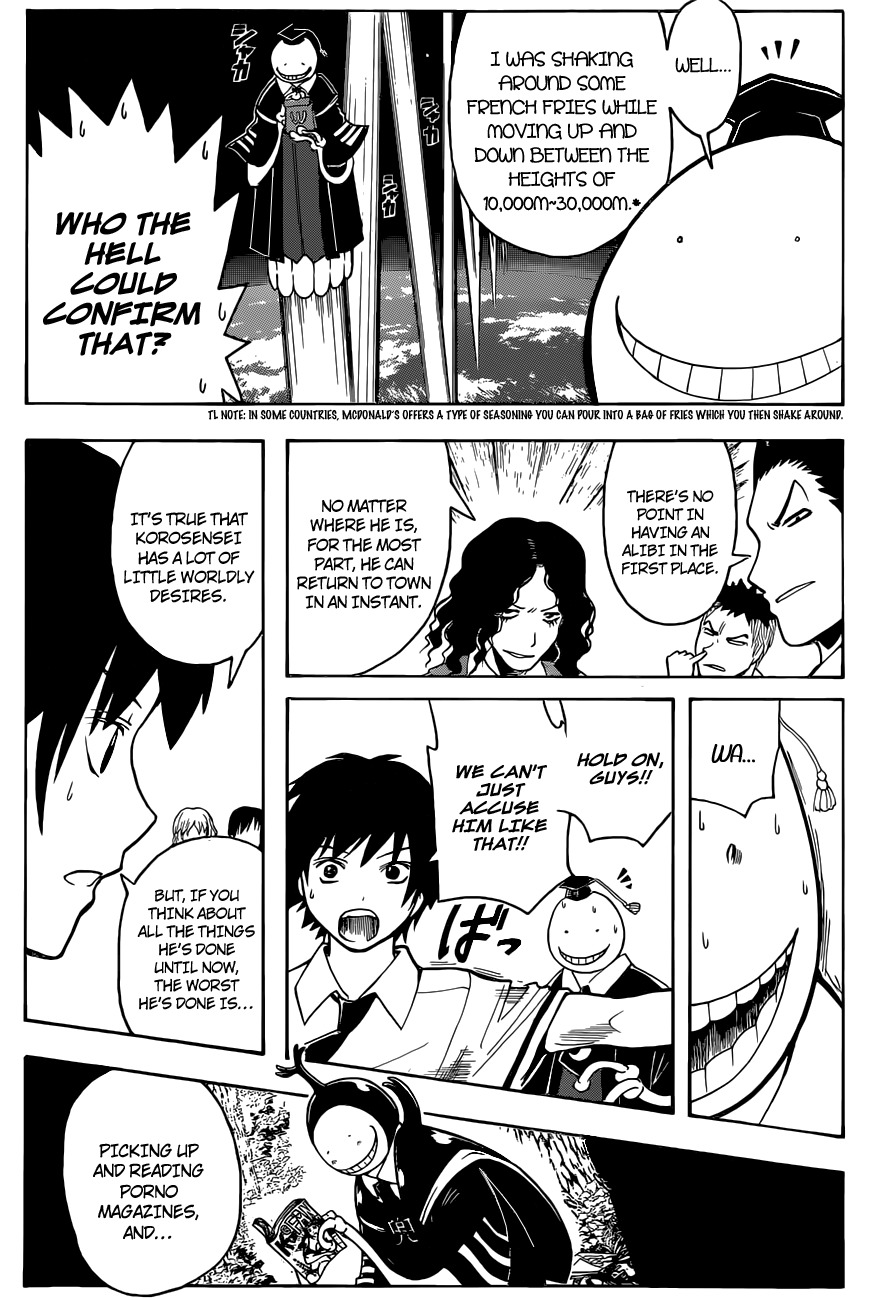 Ansatsu Kyoushitsu Chapter 83 page 5 - Chapter 83 : Robber Time-2nd Hour