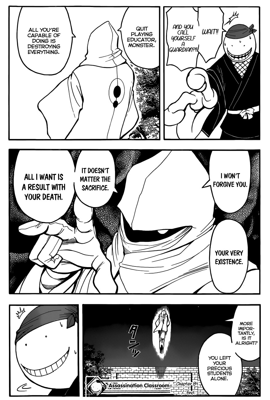 Ansatsu Kyoushitsu Chapter 84 page 18 - Chapter 84 : Limit Time