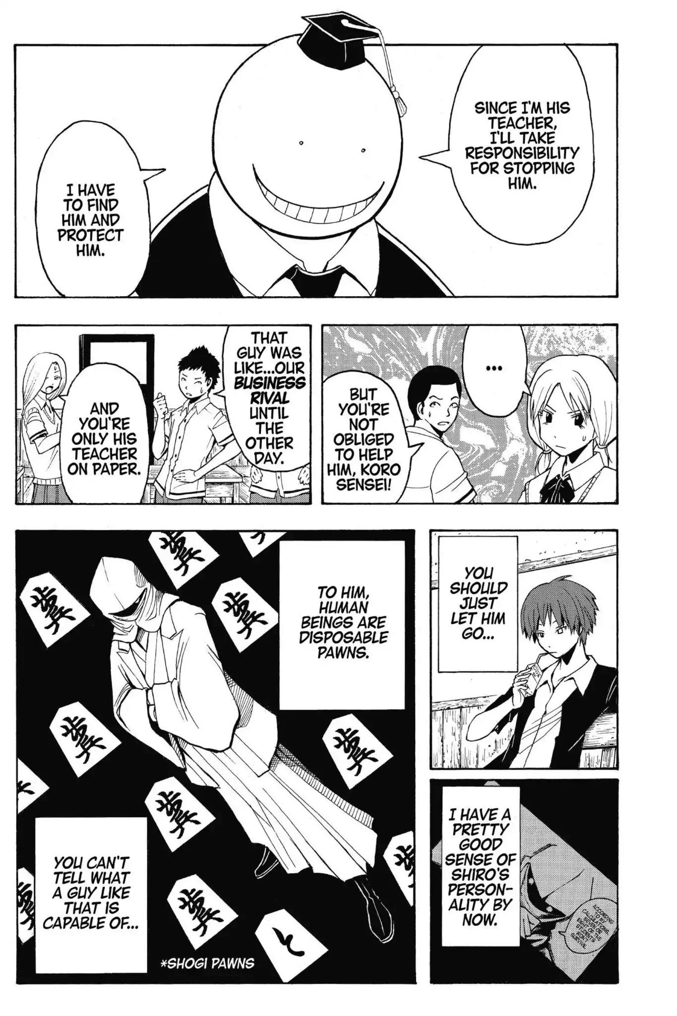 Ansatsu Kyoushitsu Chapter 85 page 9 - Chapter 85: Vol.10 CLASS 85: Time to Sacrifice the Pawns