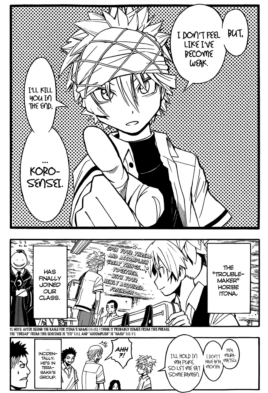 Ansatsu Kyoushitsu Chapter 87 page 21 - Chapter 87 : Nauseous Time