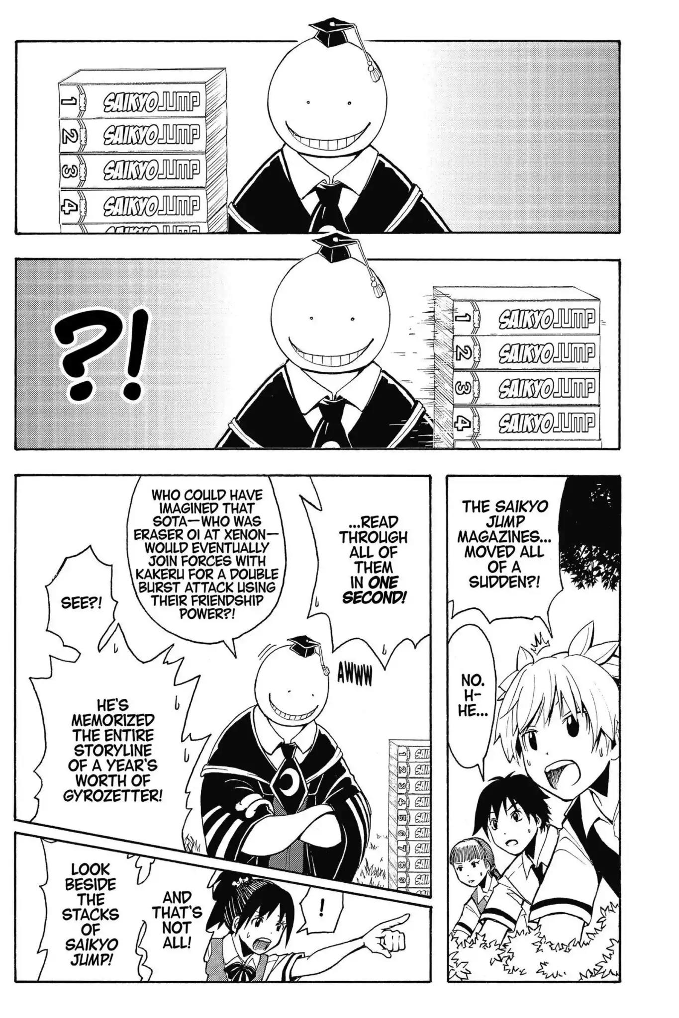 Ansatsu Kyoushitsu Chapter 88.5 page 2 - Vol.10 BONUS: Saikyo Jump Business Trip