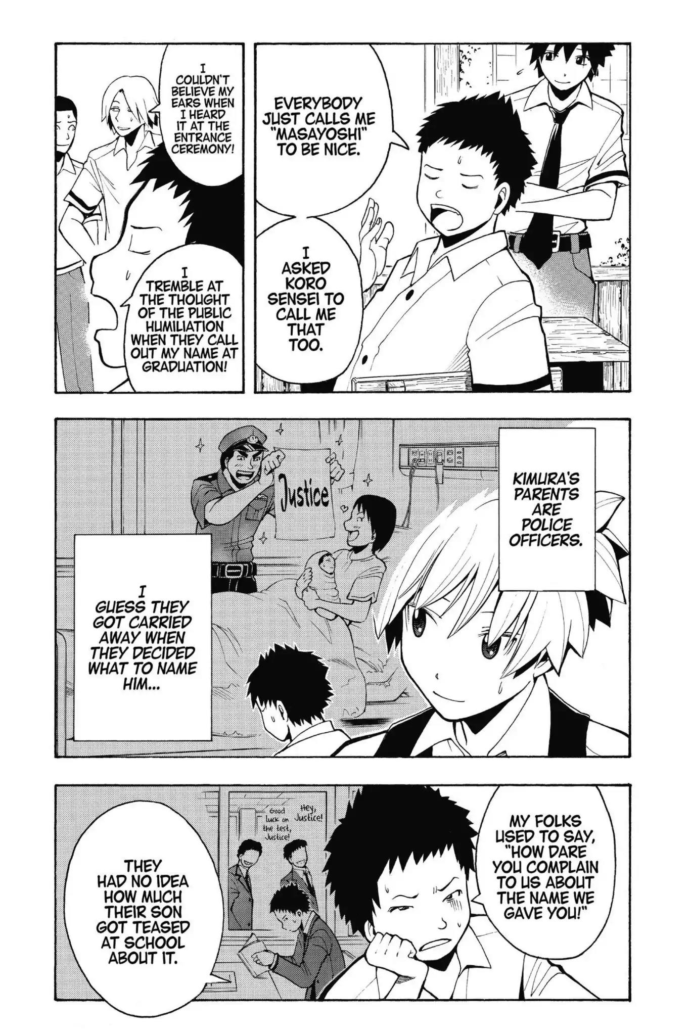 Ansatsu Kyoushitsu Chapter 89 page 10 - Chapter 89: Vol.11 CLASS 89: Time to Take Names