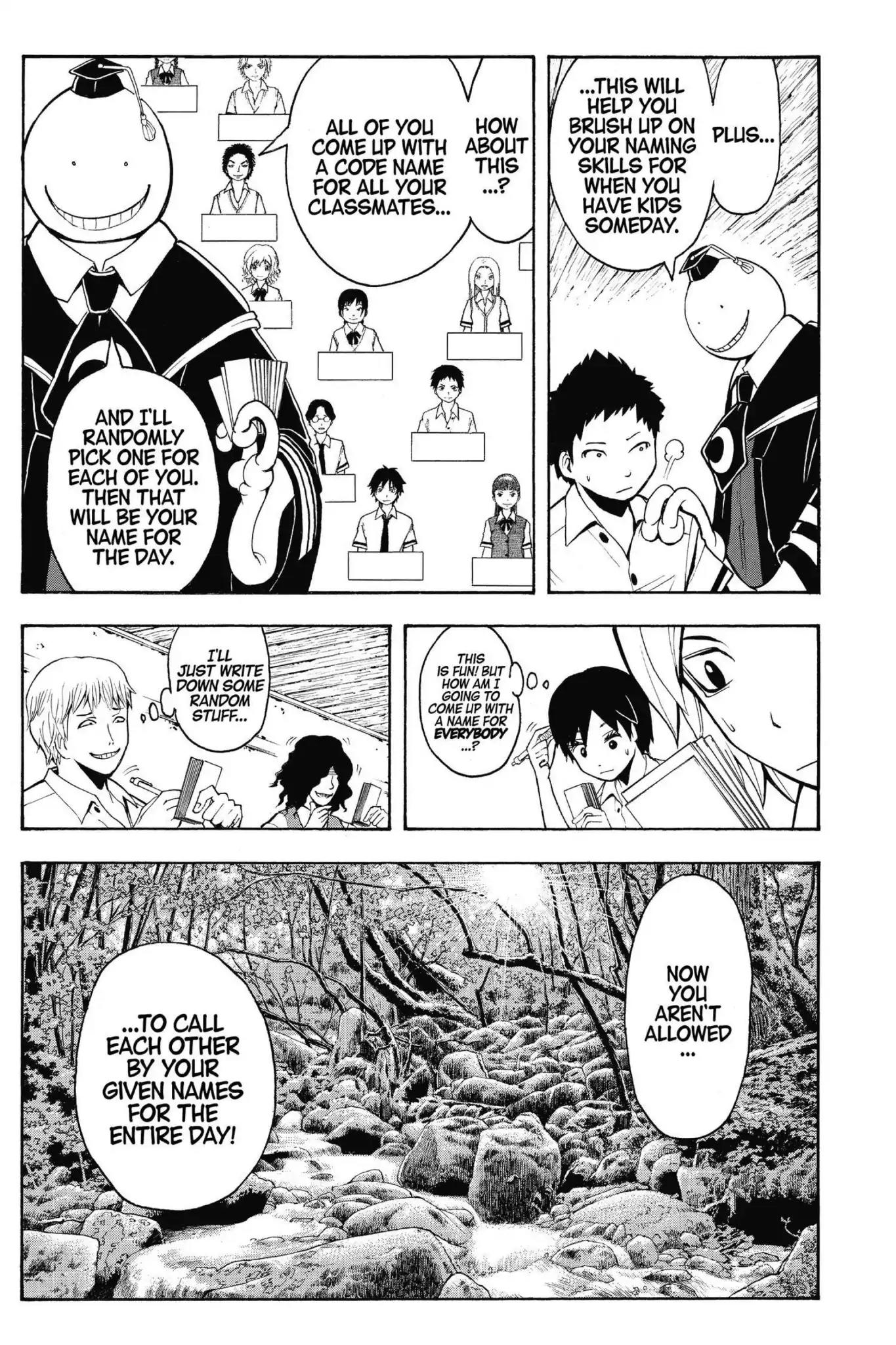 Ansatsu Kyoushitsu Chapter 89 page 14 - Chapter 89: Vol.11 CLASS 89: Time to Take Names