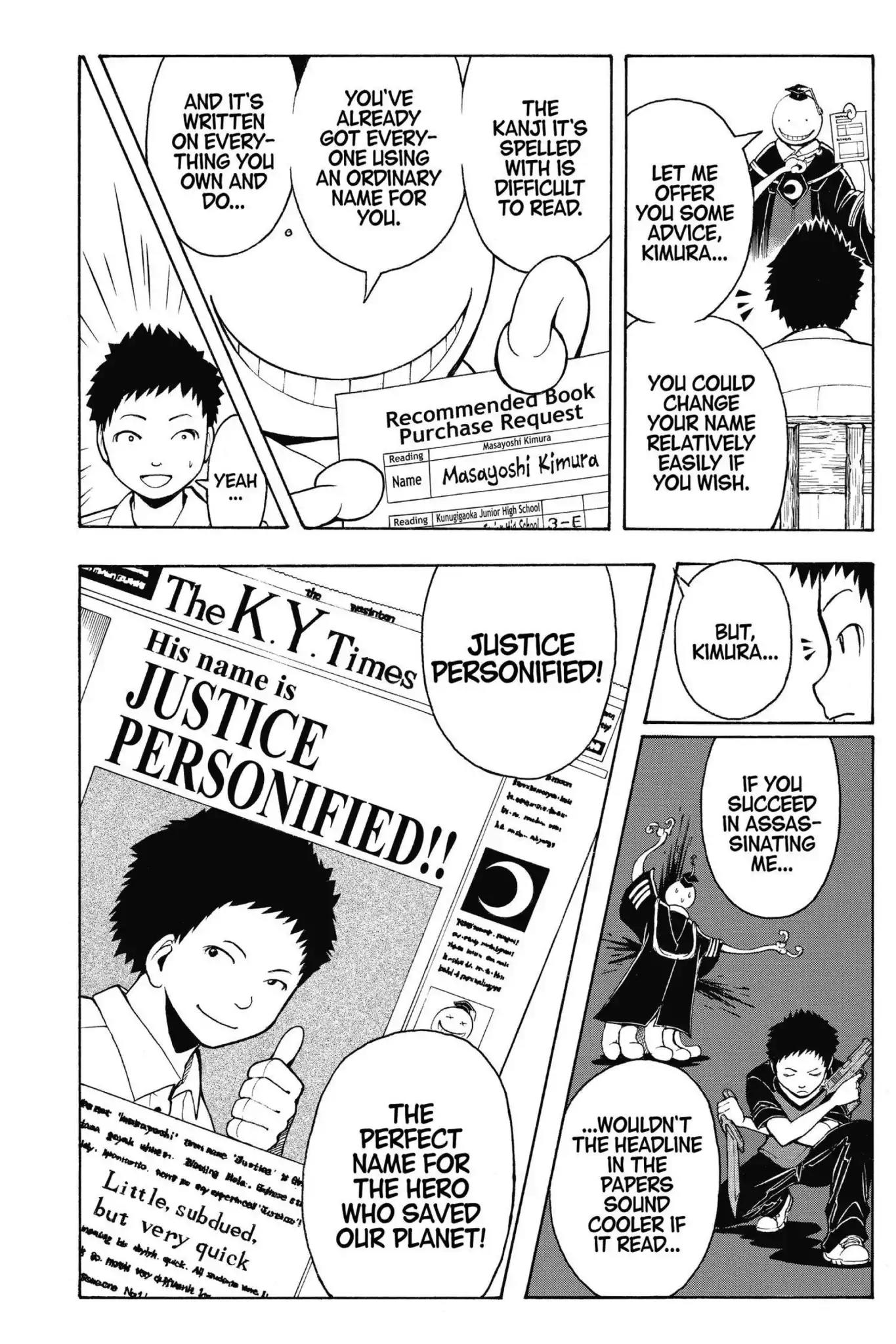 Ansatsu Kyoushitsu Chapter 89 page 23 - Chapter 89: Vol.11 CLASS 89: Time to Take Names
