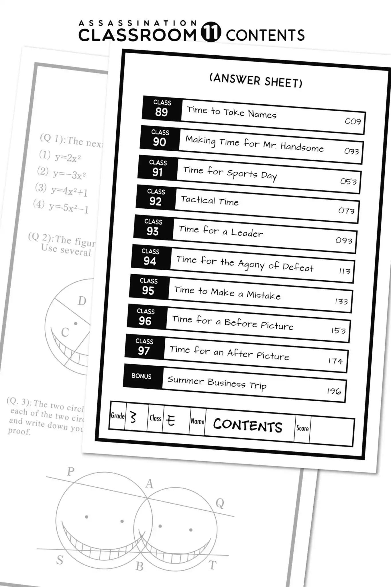 Ansatsu Kyoushitsu Chapter 89 page 7 - Chapter 89: Vol.11 CLASS 89: Time to Take Names