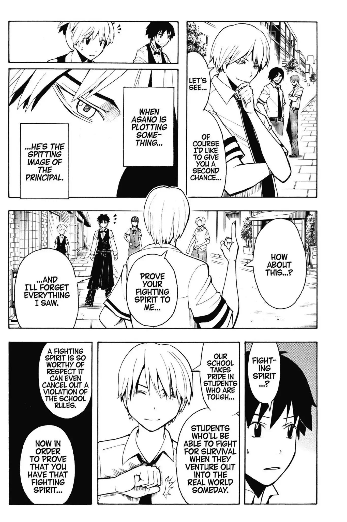 Ansatsu Kyoushitsu Chapter 90 page 11 - Chapter 90: Vol.11 CLASS 90: Making Time for Mr.Handsome