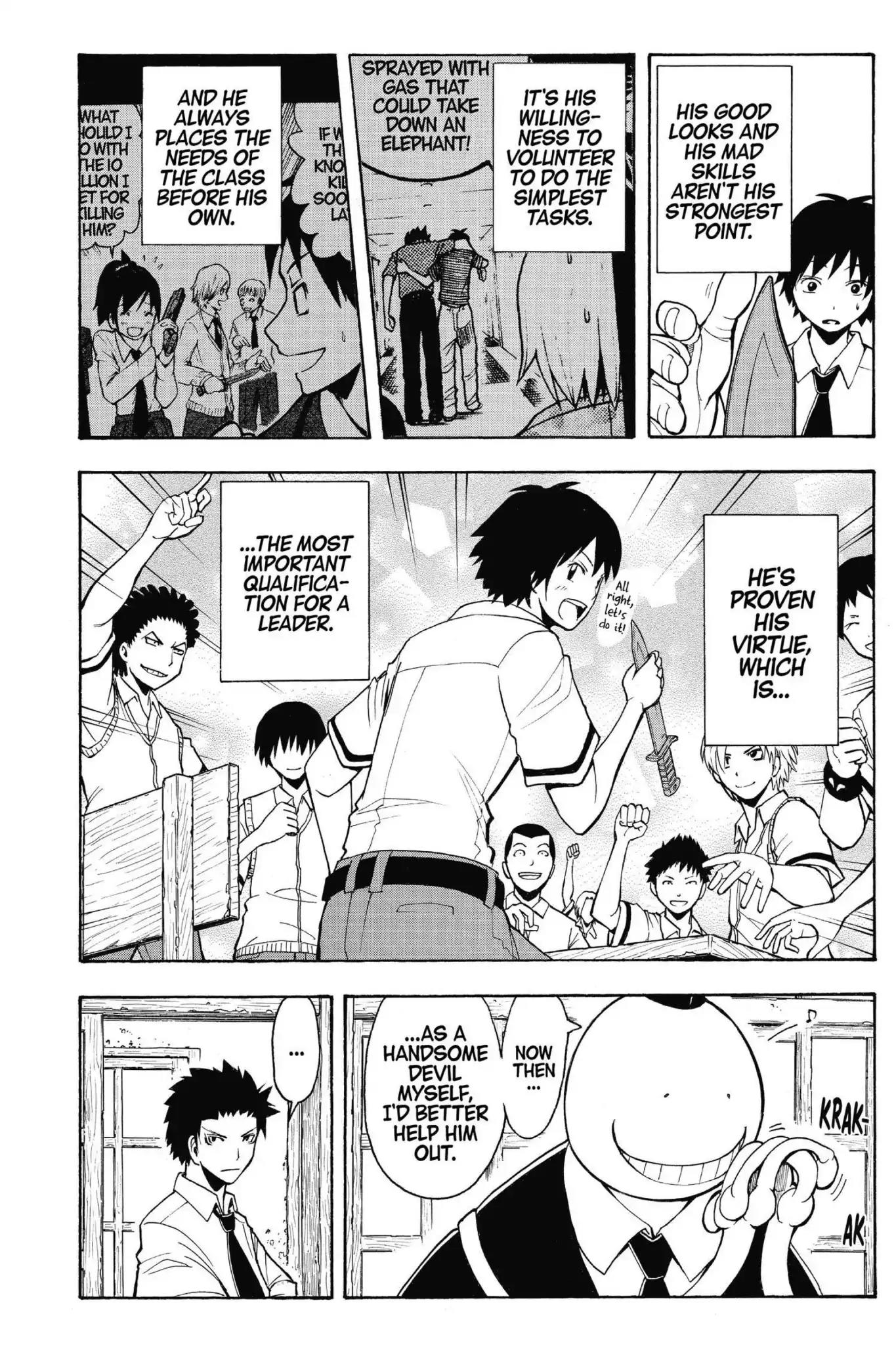 Ansatsu Kyoushitsu Chapter 90 page 16 - Chapter 90: Vol.11 CLASS 90: Making Time for Mr.Handsome