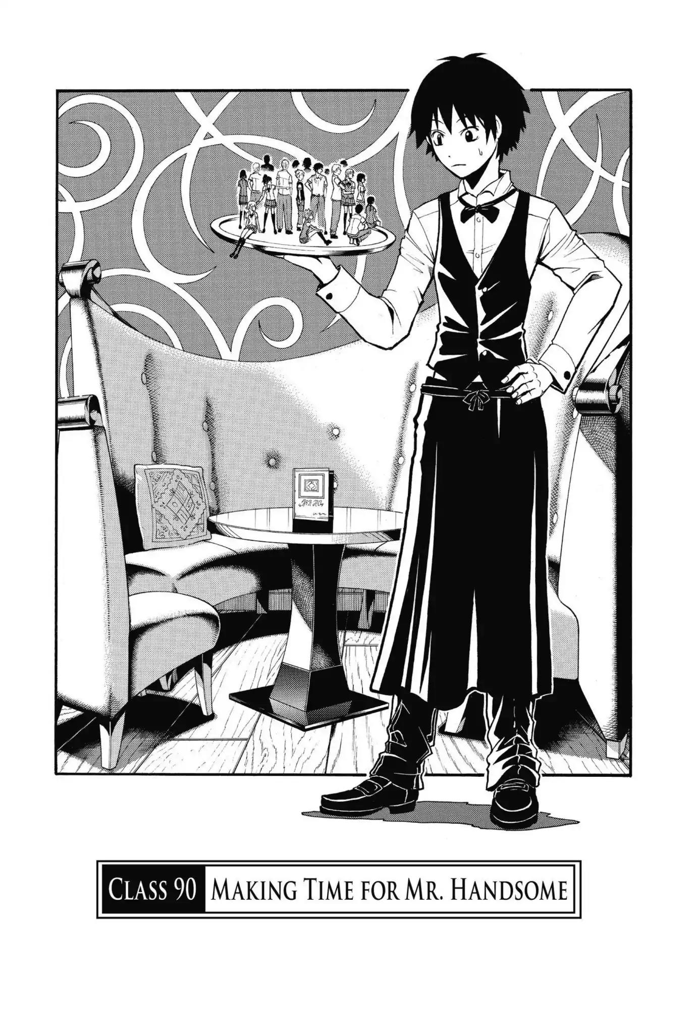 Ansatsu Kyoushitsu Chapter 90 page 3 - Chapter 90: Vol.11 CLASS 90: Making Time for Mr.Handsome