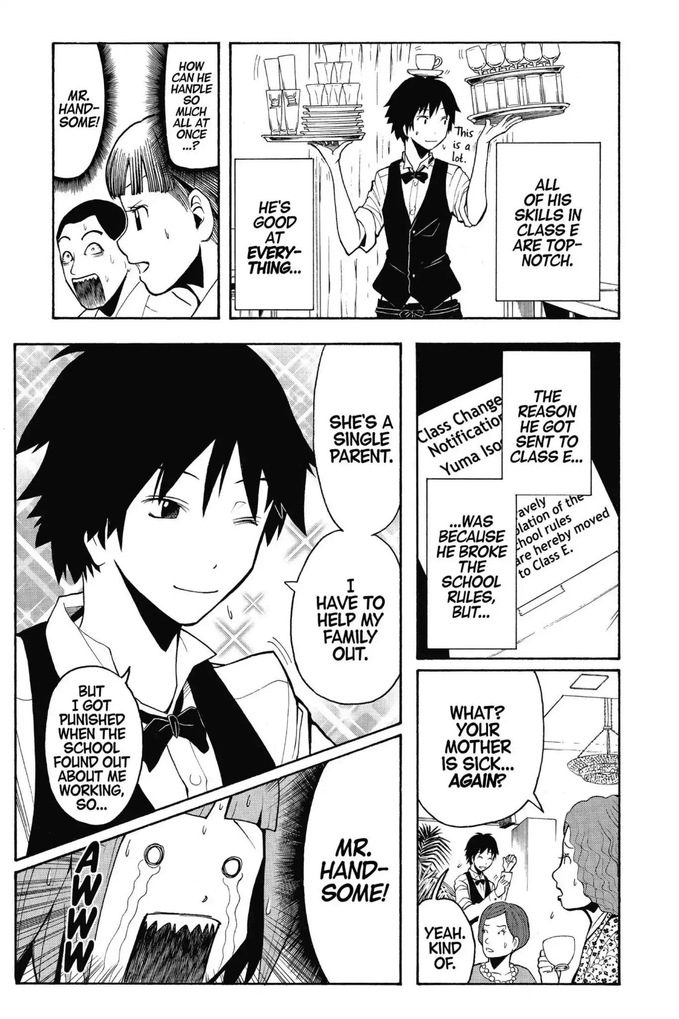Ansatsu Kyoushitsu Chapter 90 page 5 - Chapter 90: Vol.11 CLASS 90: Making Time for Mr.Handsome