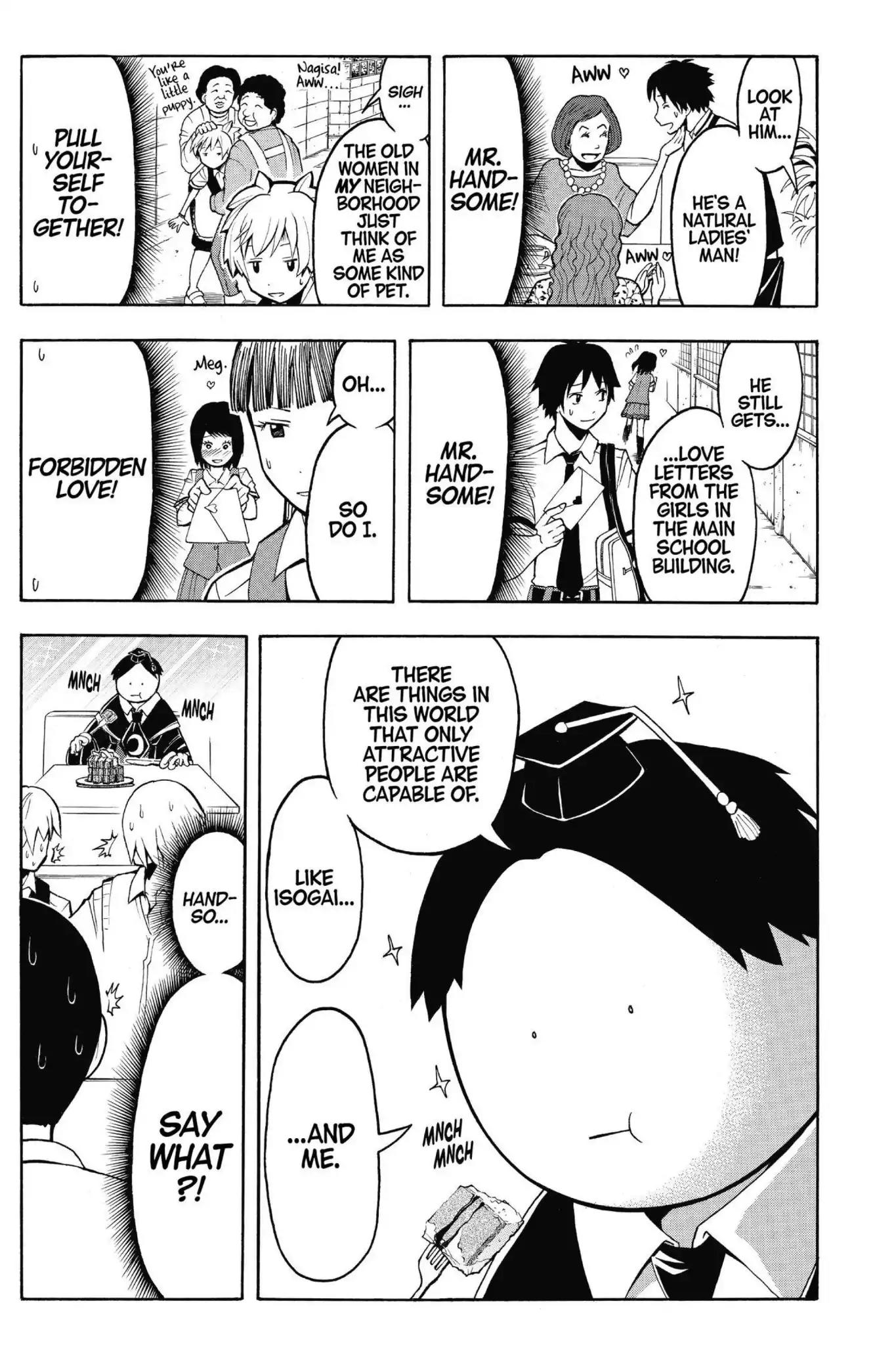 Ansatsu Kyoushitsu Chapter 90 page 7 - Chapter 90: Vol.11 CLASS 90: Making Time for Mr.Handsome