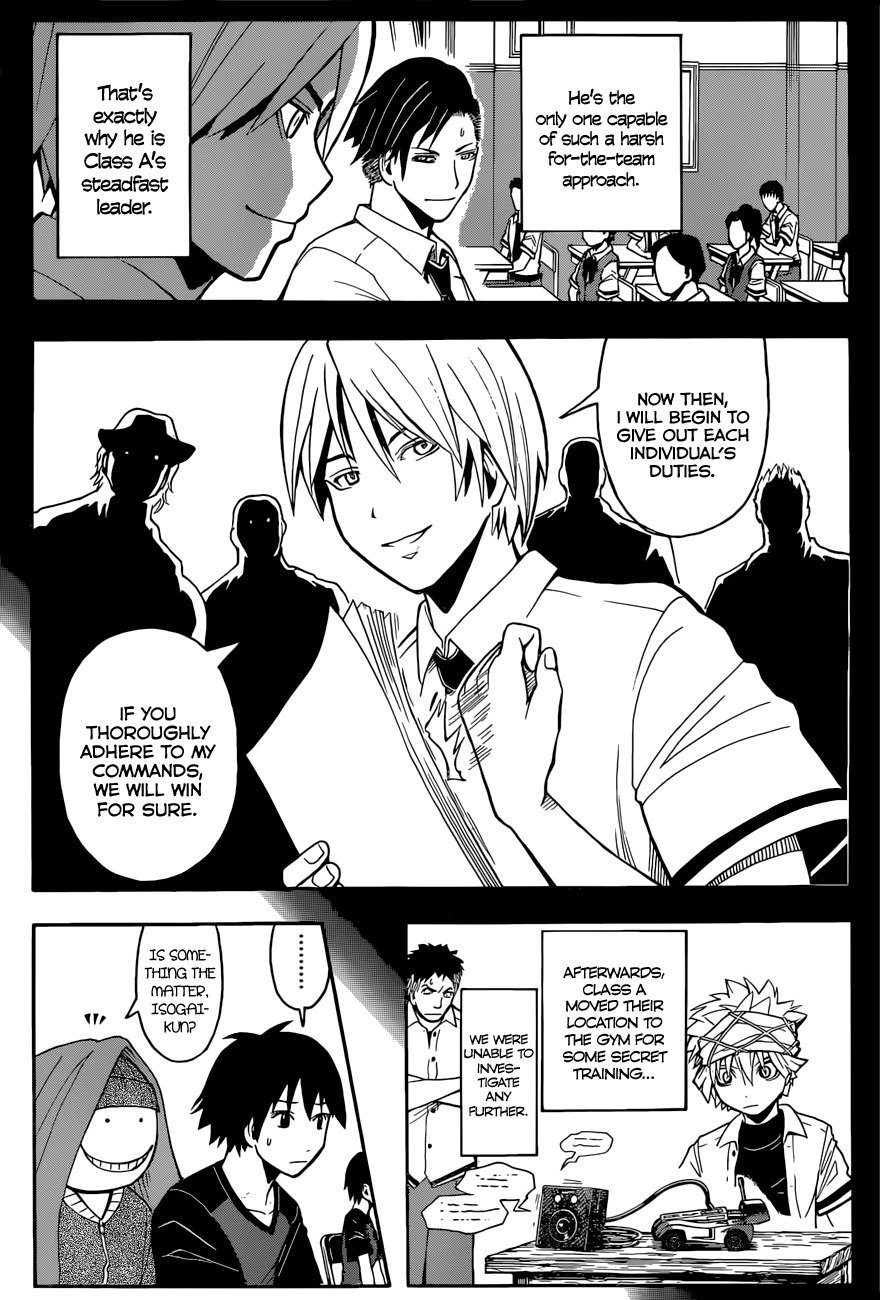 Ansatsu Kyoushitsu Chapter 91 page 14 - Chapter 91 : Athletic Festival Time.