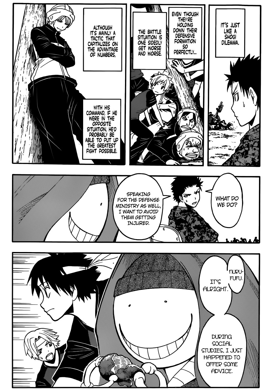 Ansatsu Kyoushitsu Chapter 92 page 15 - Chapter 92 : Tactics Time.