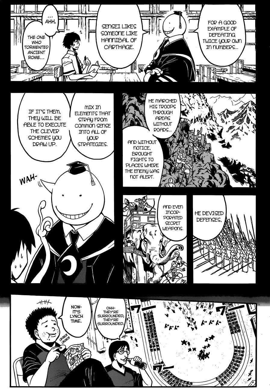 Ansatsu Kyoushitsu Chapter 92 page 16 - Chapter 92 : Tactics Time.