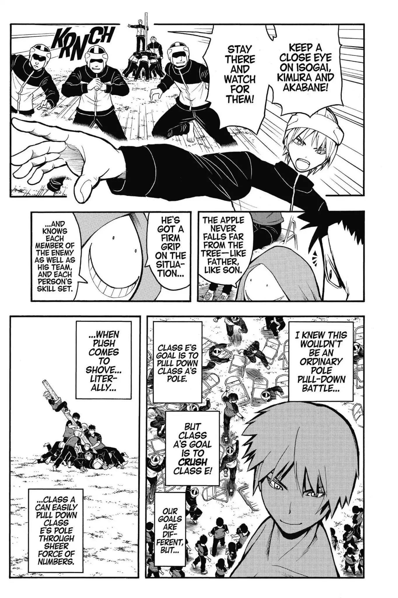 Ansatsu Kyoushitsu Chapter 93 page 3 - Chapter 93: Vol.11 CLASS 93: Time for a Leader
