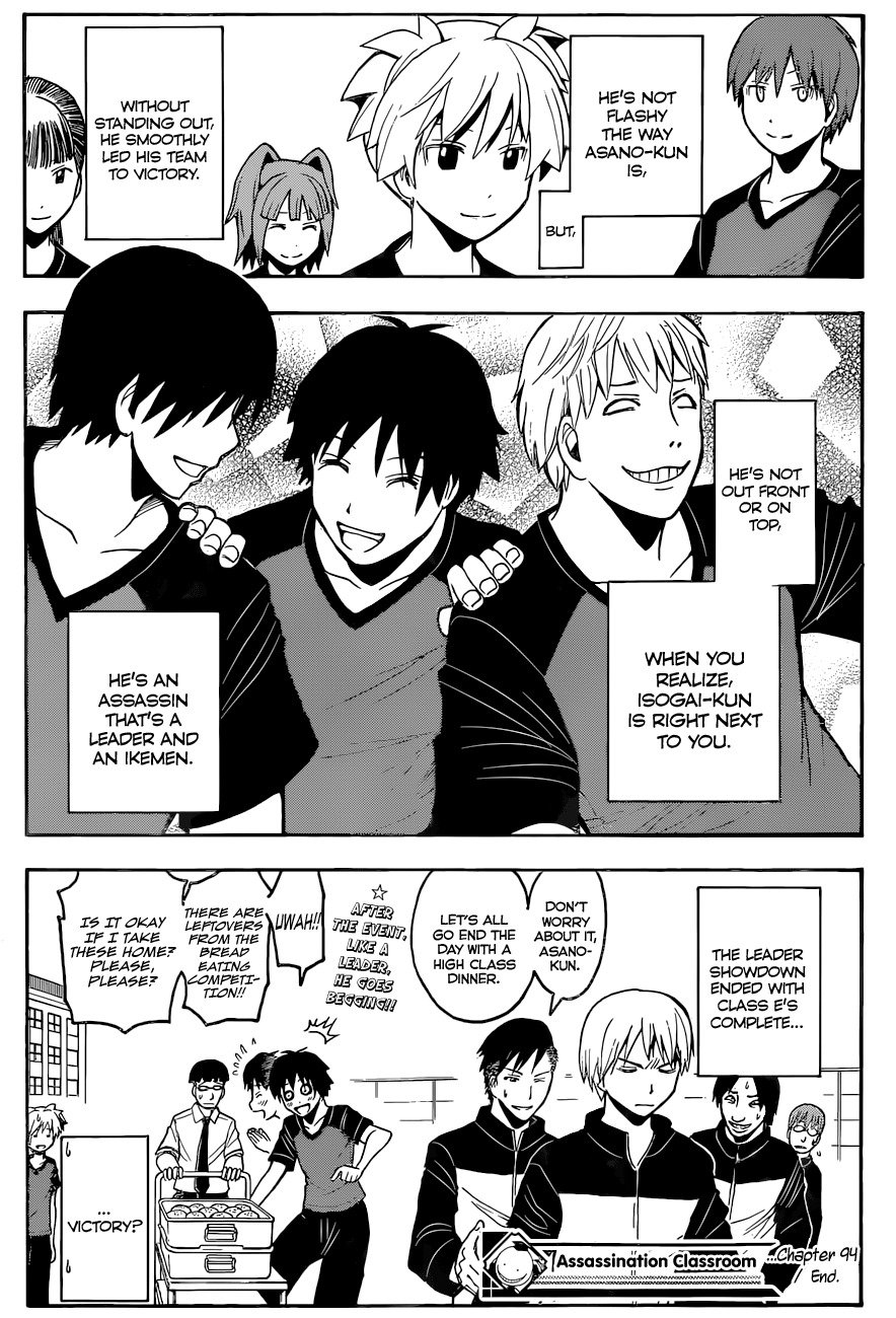 Ansatsu Kyoushitsu Chapter 94 page 20 - Chapter 94 : Defeat Time