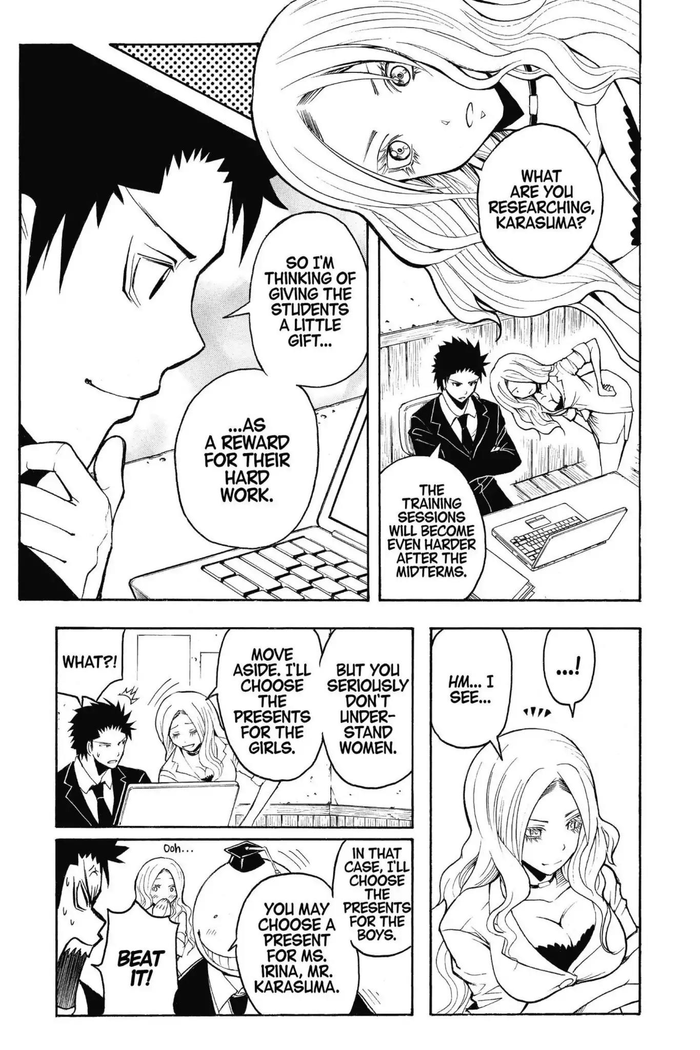 Ansatsu Kyoushitsu Chapter 95 page 3 - Chapter 95: Vol.11 CLASS 95: Time to Make a Mistake