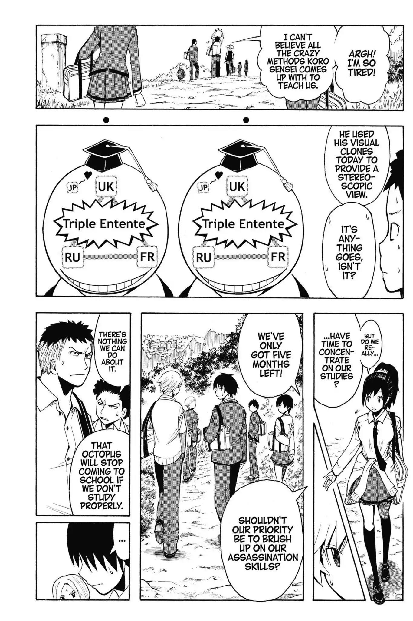 Ansatsu Kyoushitsu Chapter 95 page 4 - Chapter 95: Vol.11 CLASS 95: Time to Make a Mistake