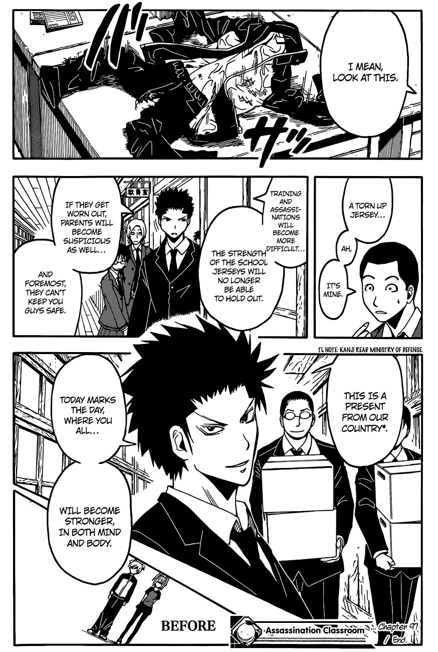Ansatsu Kyoushitsu Chapter 97 page 22 - Chapter 97 : After Time