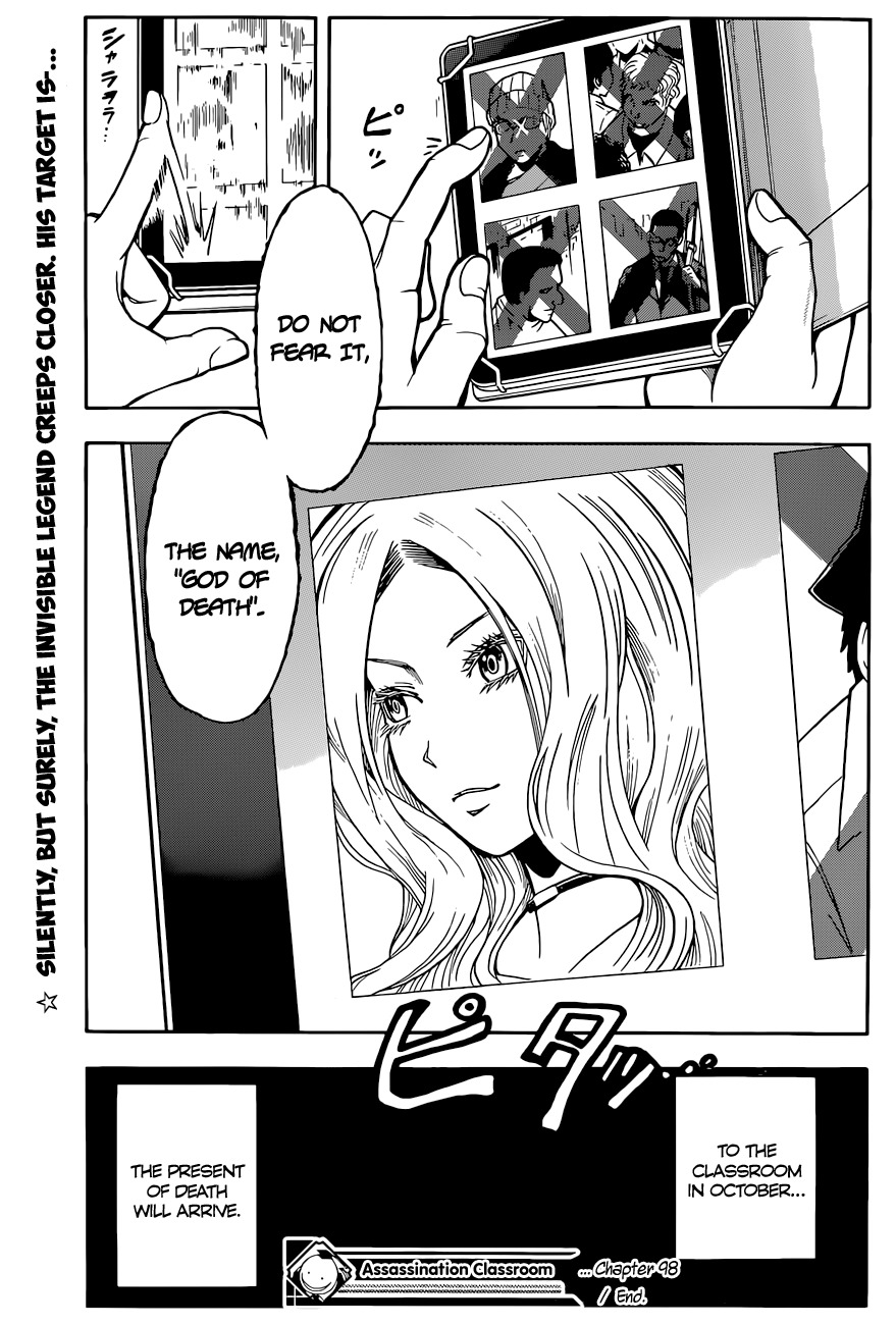 Ansatsu Kyoushitsu Chapter 98 page 20 - Chapter 98 : Present Time