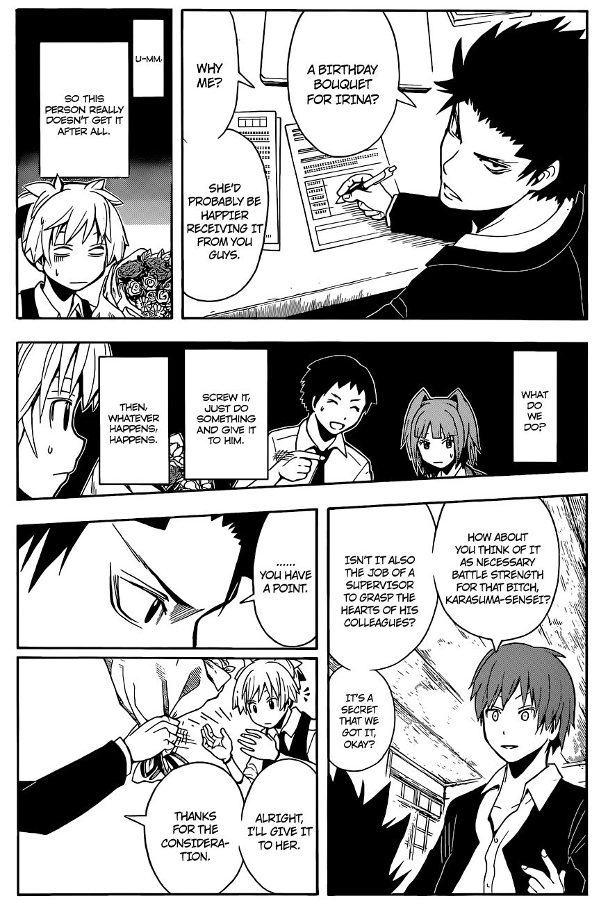 Ansatsu Kyoushitsu Chapter 99 page 13 - Chapter 99 : Present Time - 2nd Hour