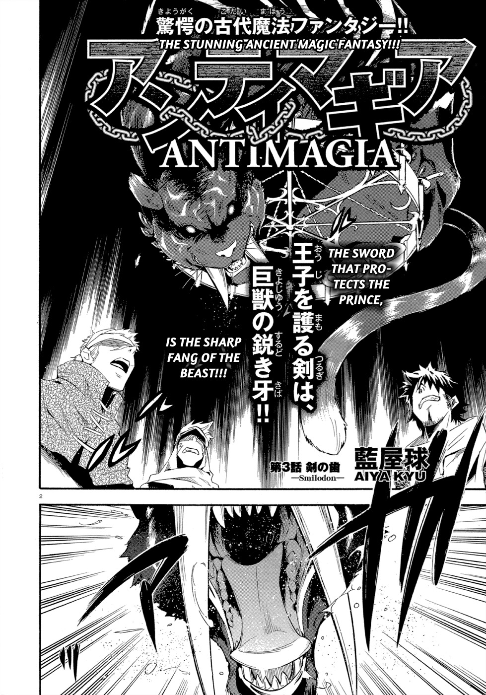 Antimagia Chapter 3 page 3 - Chapter 3: Smilodon