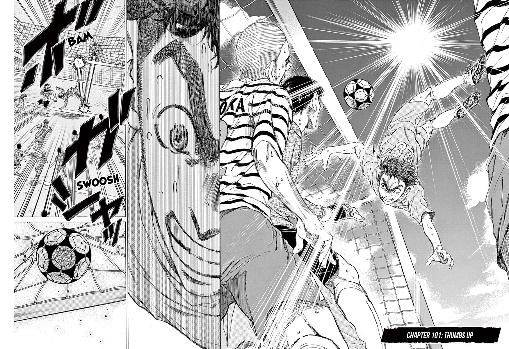 Ao Ashi Chapter 101 page 4 - Chapter 101: Thumbs Up