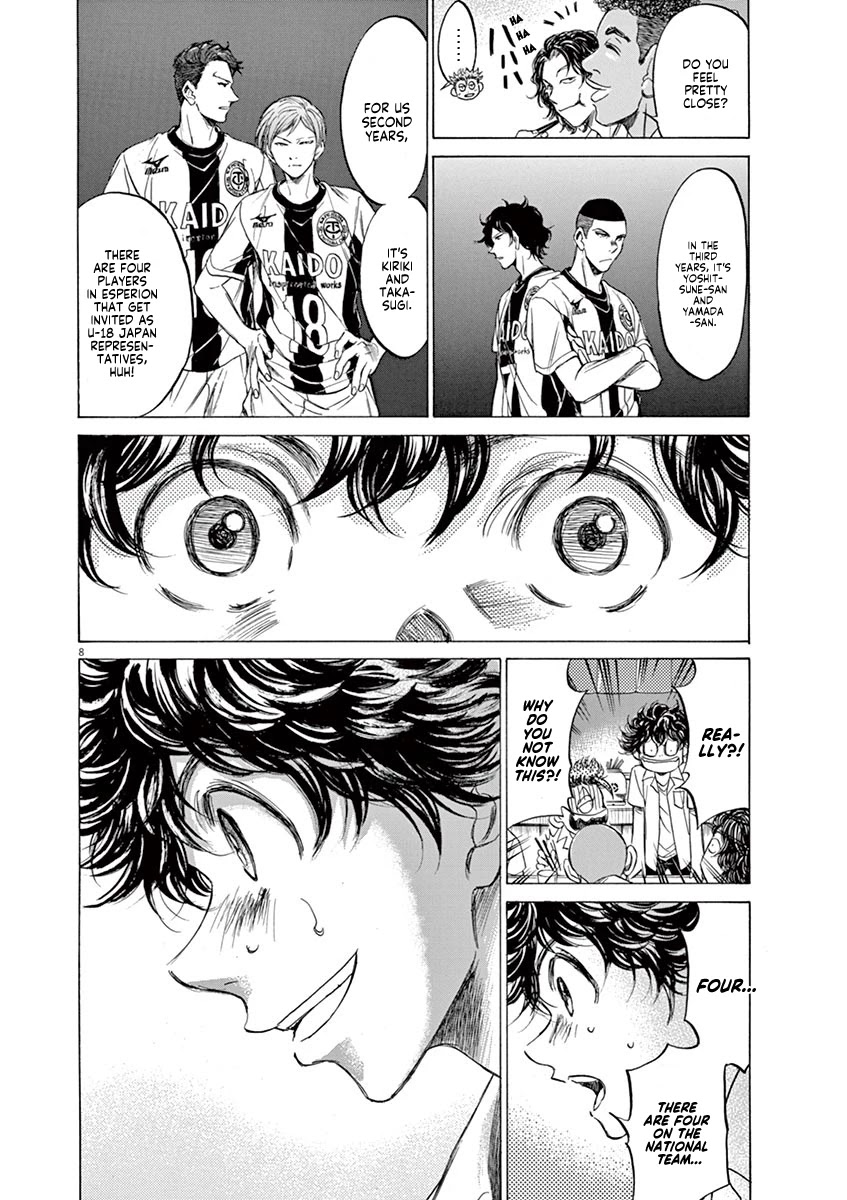 Ao Ashi Chapter 122 page 9 - Chapter 122: At Hinomaru Eatery (1)