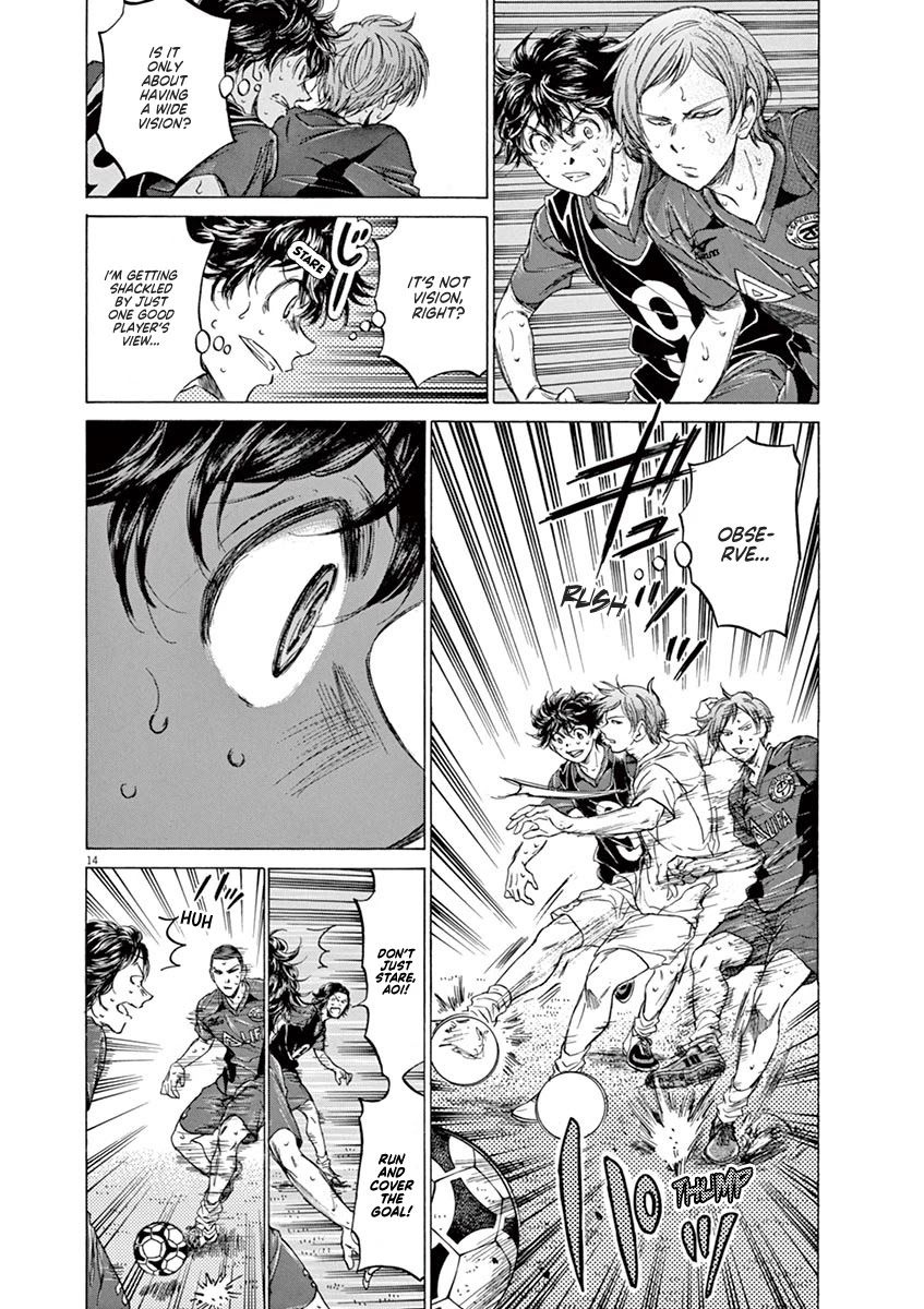 Ao Ashi Chapter 124 page 15 - Chapter 124: Can't Keep Up