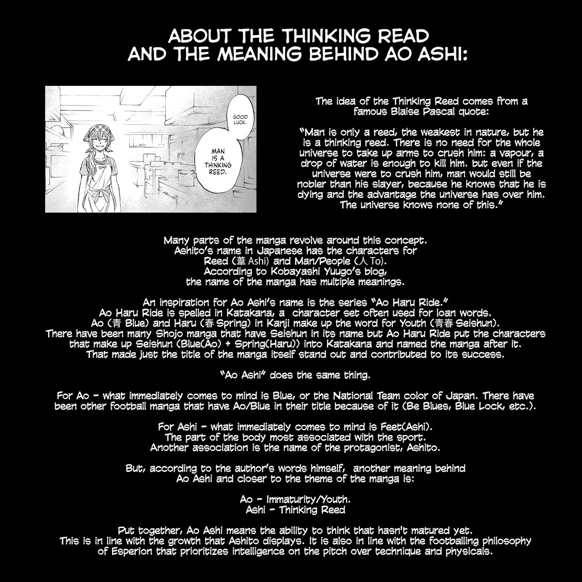 Ao Ashi Chapter 125 page 22 - Chapter 125: Thinking Reed (2)