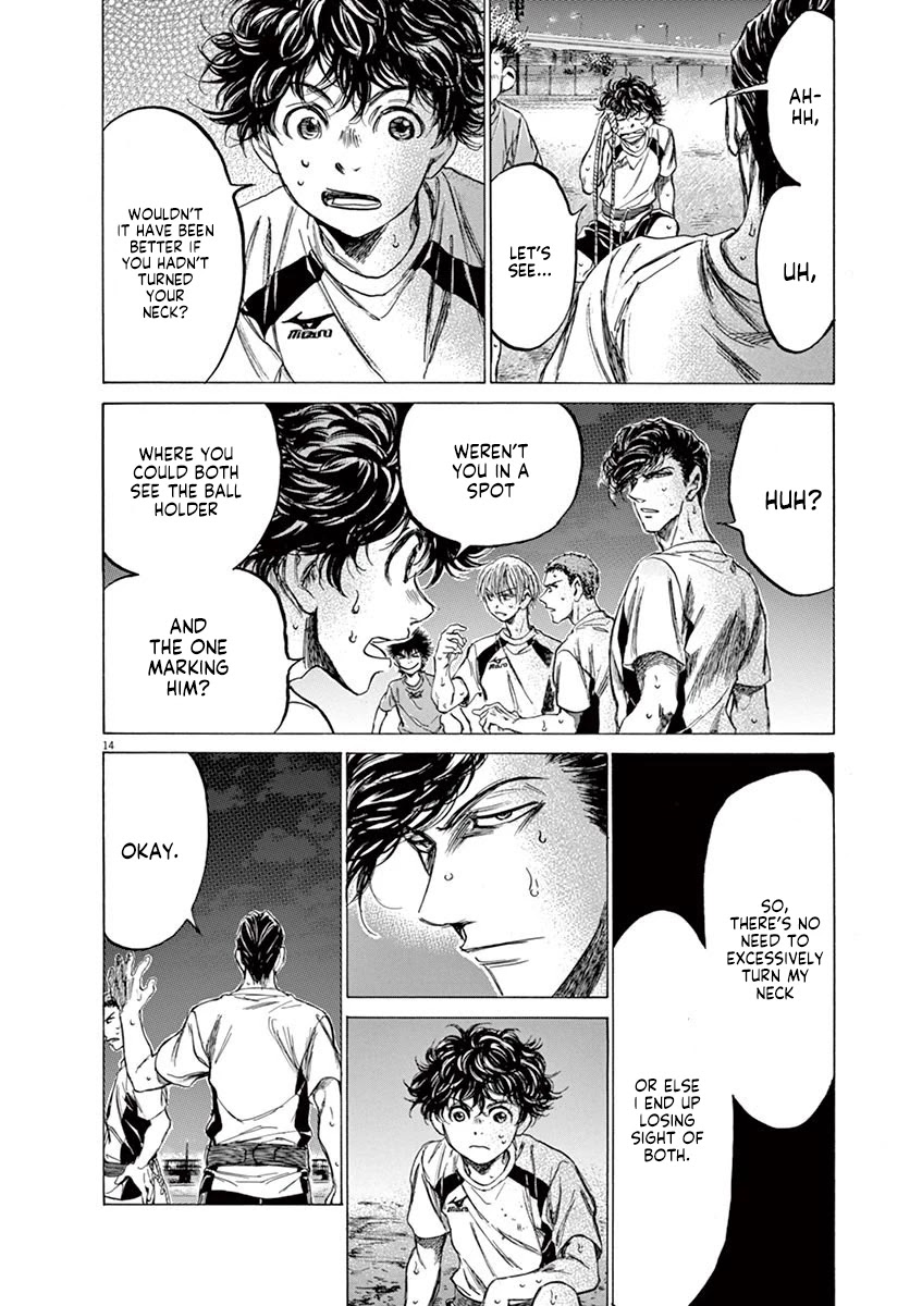 Ao Ashi Chapter 143 page 15 - Chapter 143: Clear River and Sediment
