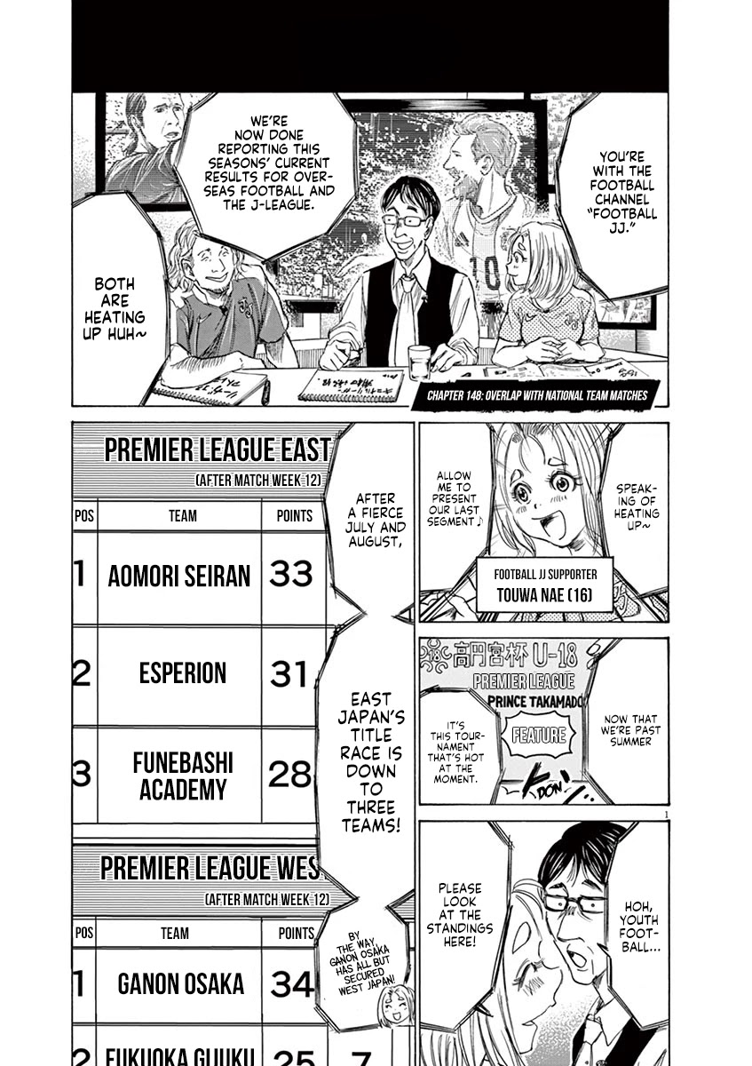 Ao Ashi Chapter 148 page 8 - Chapter 148: International Football Overlap