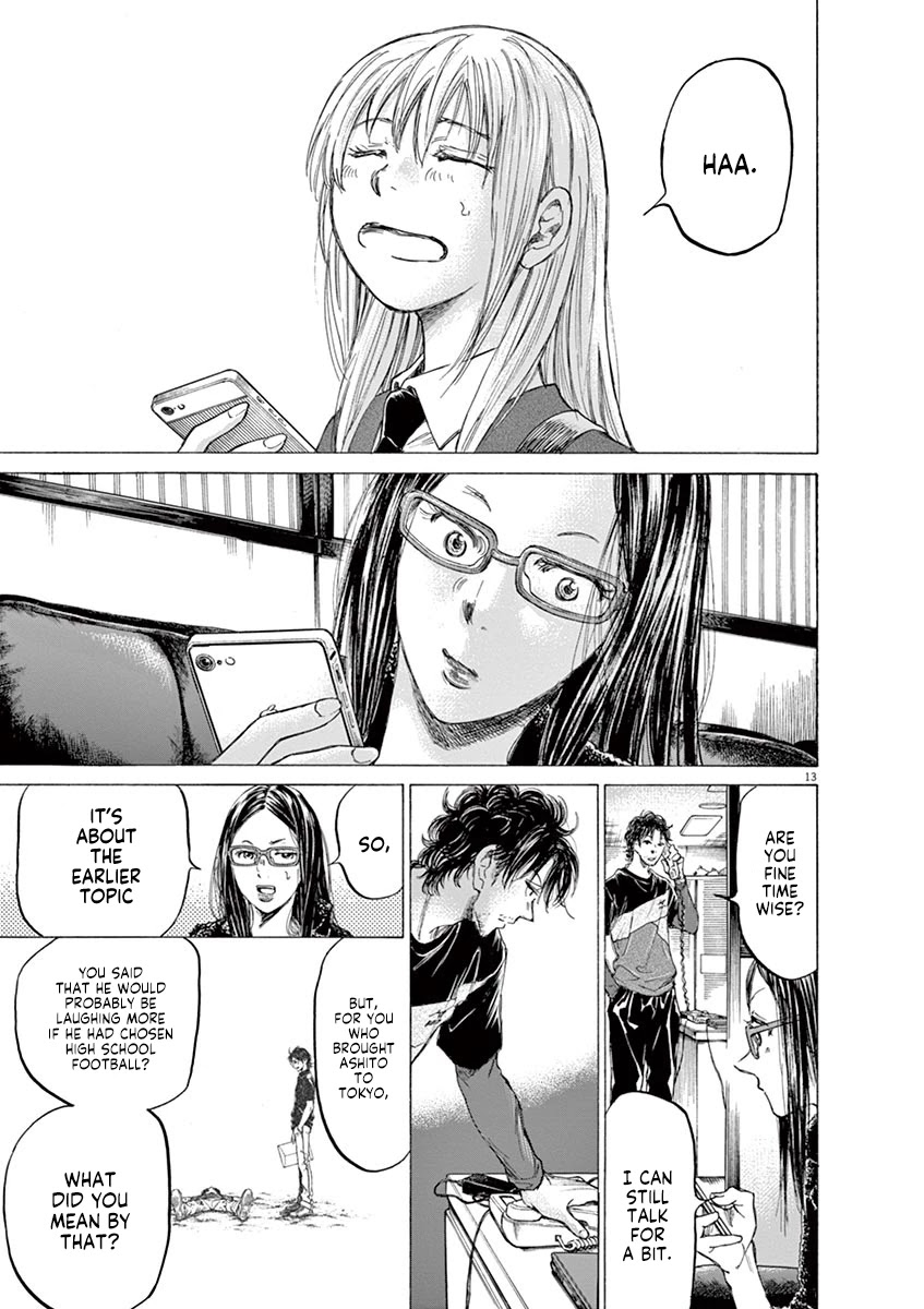 Ao Ashi Chapter 177 page 14 - Chapter 177: Fukuda and Noriko