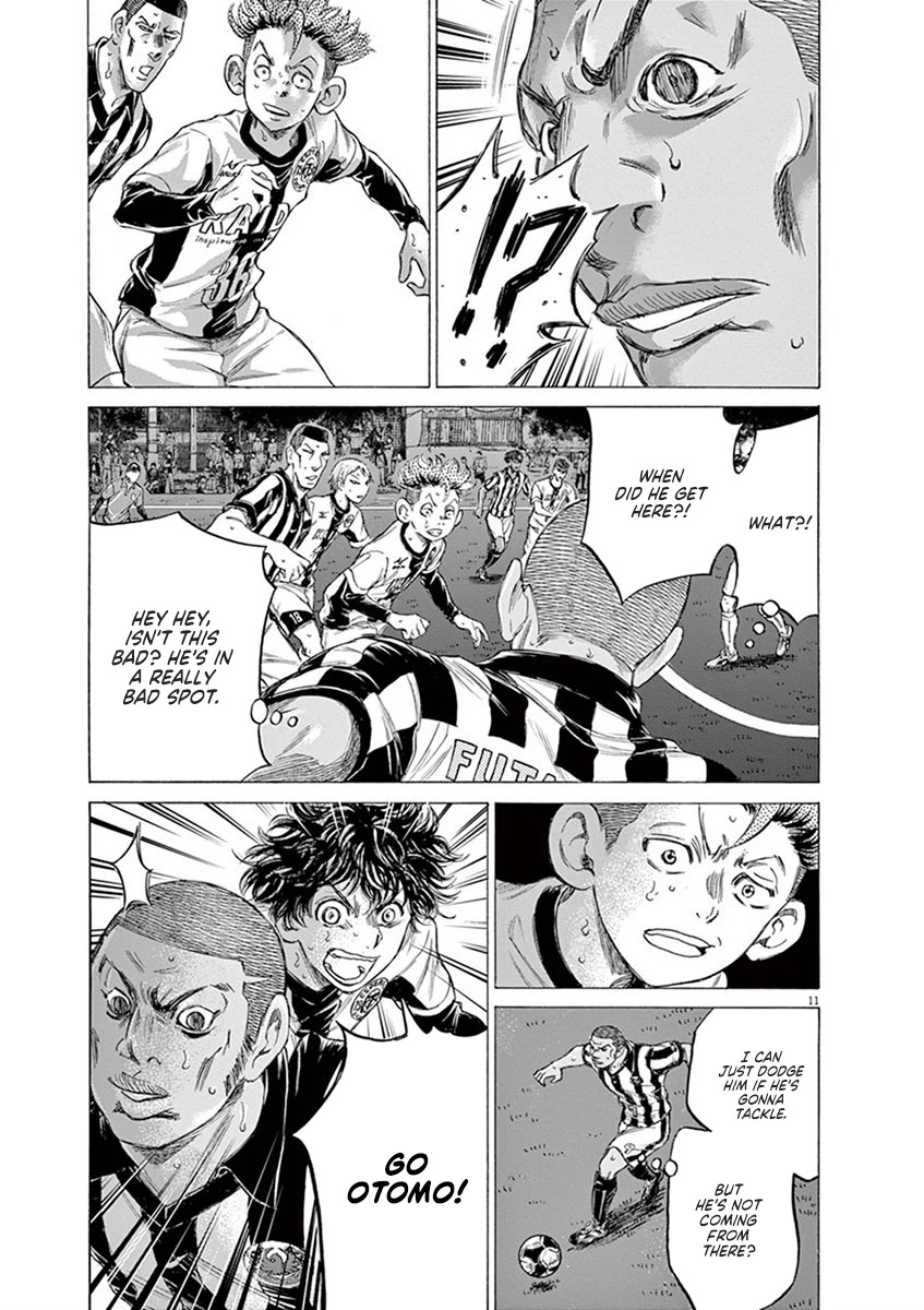 Ao Ashi Chapter 182 page 12 - Chapter 182: Tank vs. Propeller Plane