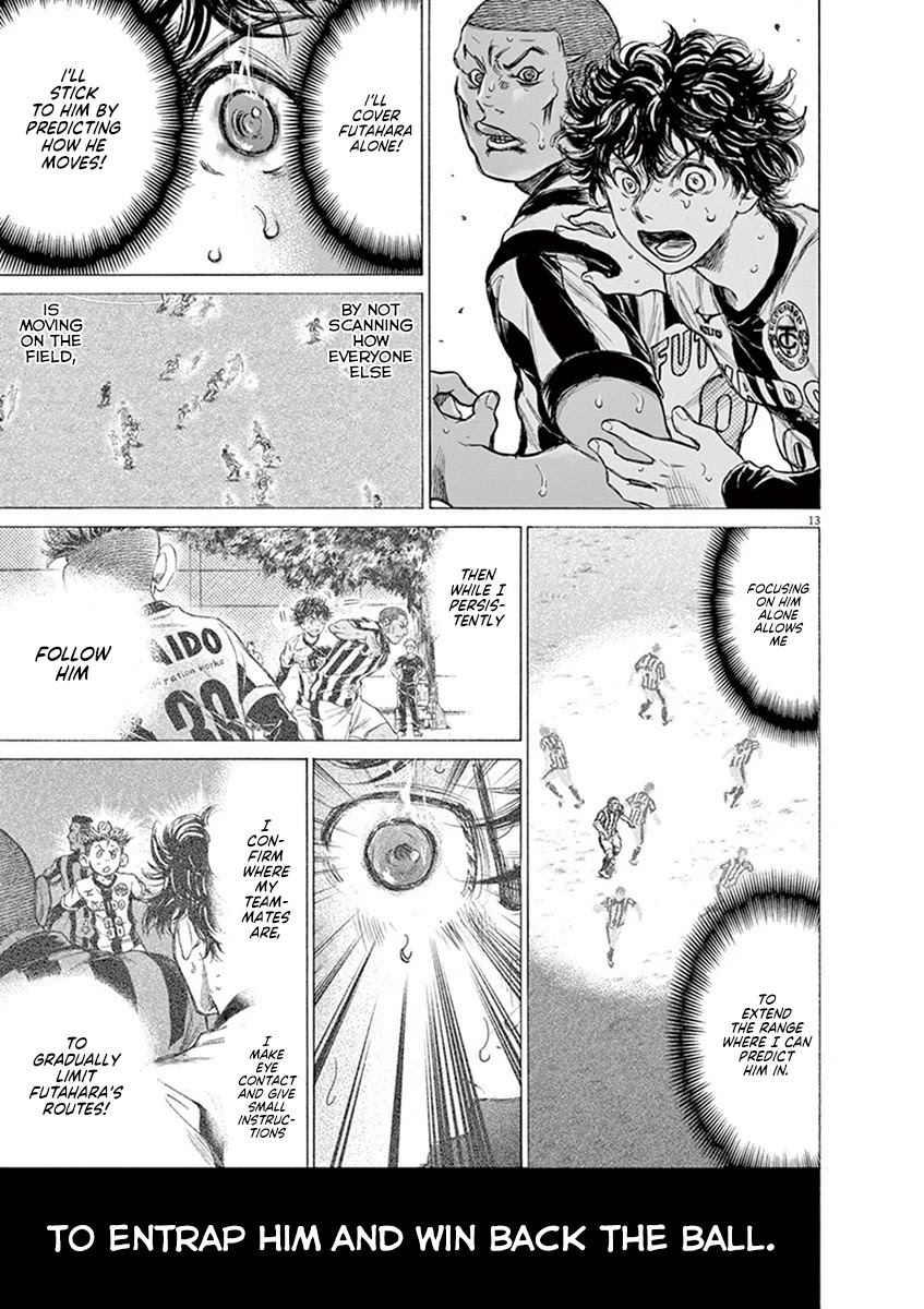 Ao Ashi Chapter 182 page 14 - Chapter 182: Tank vs. Propeller Plane
