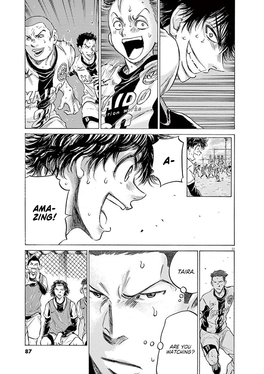 Ao Ashi Chapter 184 page 11 - Chapter 184: Takasugi and Resolute Solidarity