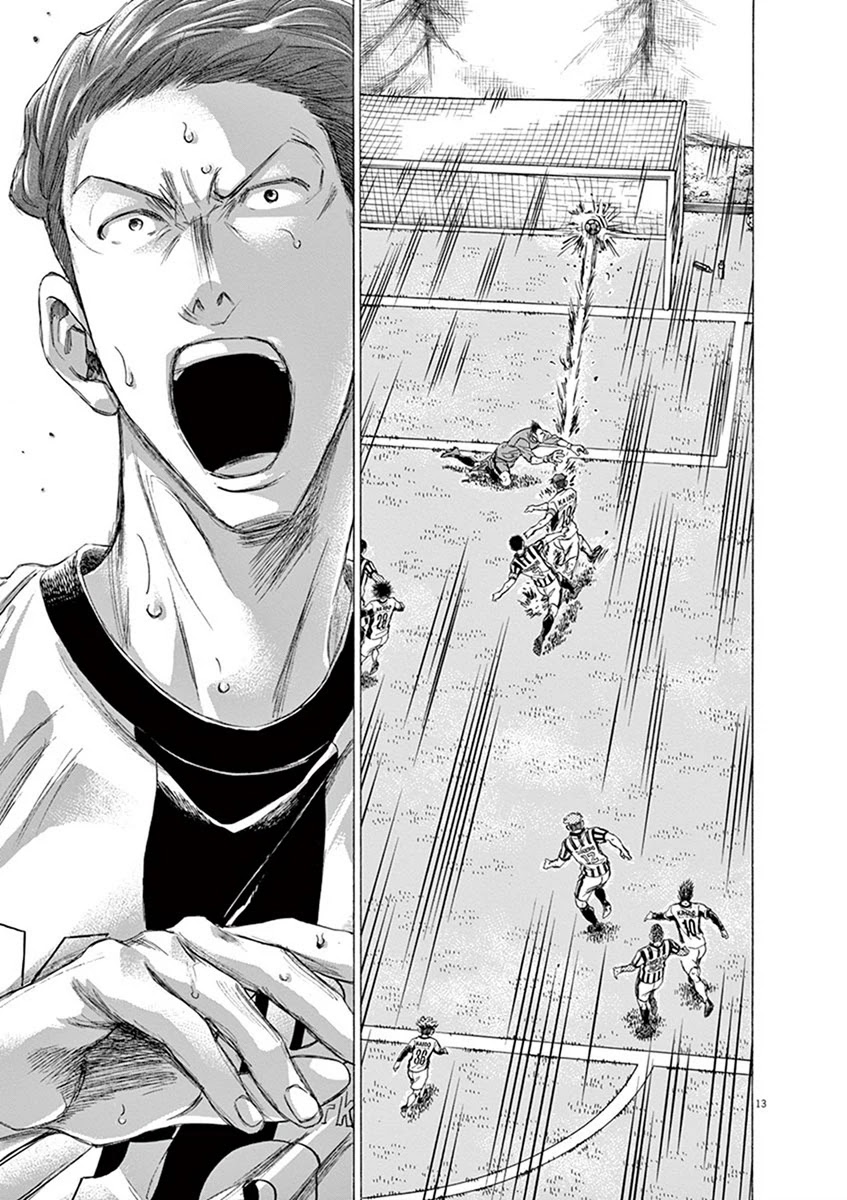 Ao Ashi Chapter 185 page 14 - Chapter 185: Five Lane Attack